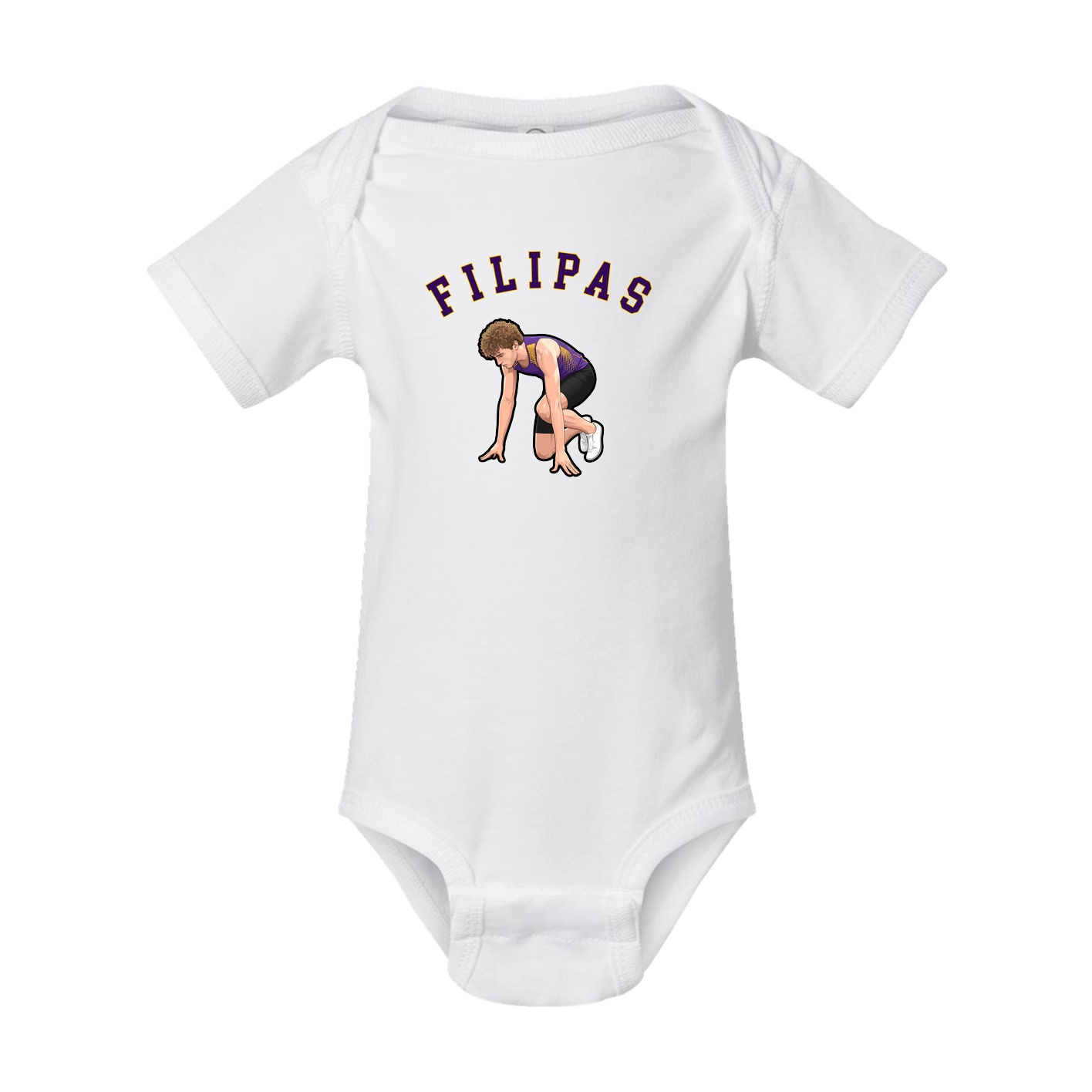 Baby Onesie — Shirsey Arch in White