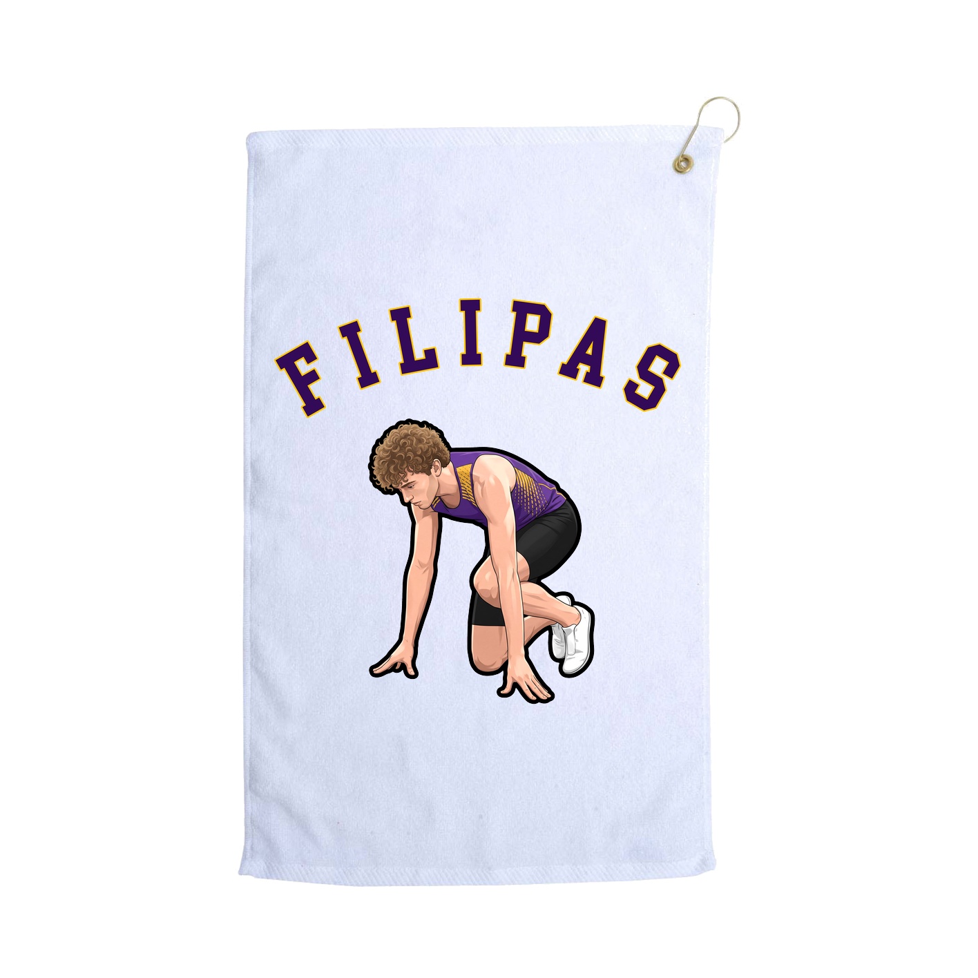 Golf Towel — Shirsey Arch in White