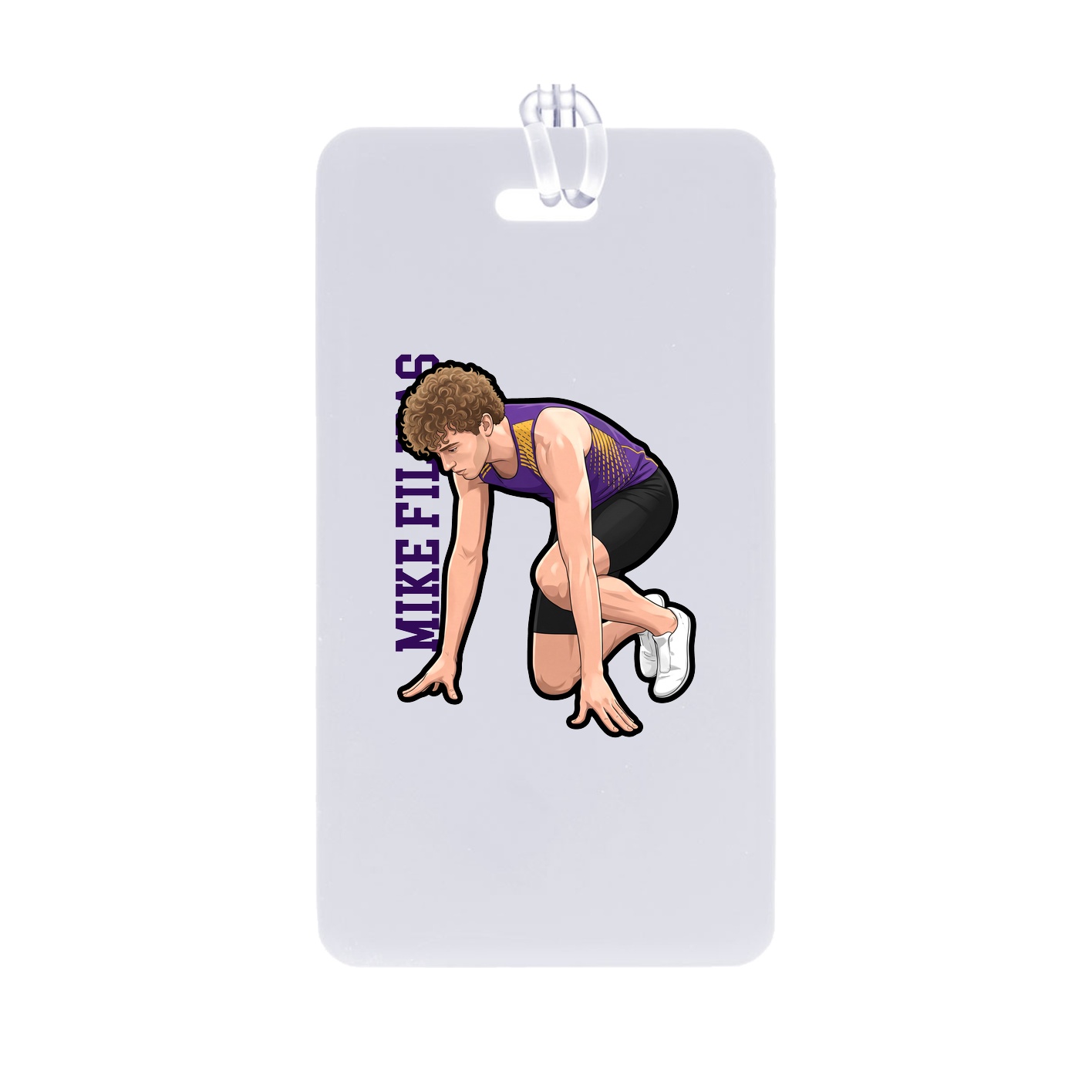 Bag Tag — Name Vertical in Classic