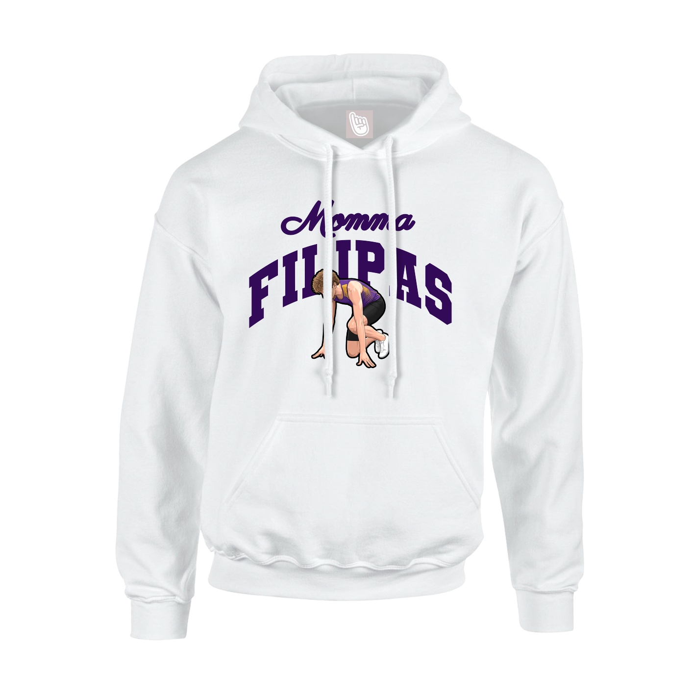 Hoodie — Mothers Day Arch in White