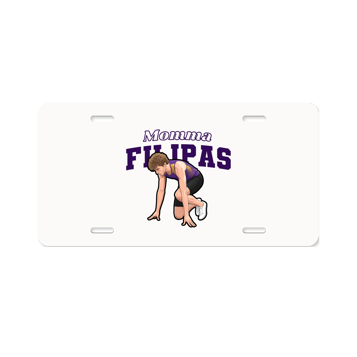 License Plate — Mothers Day Block in Classic