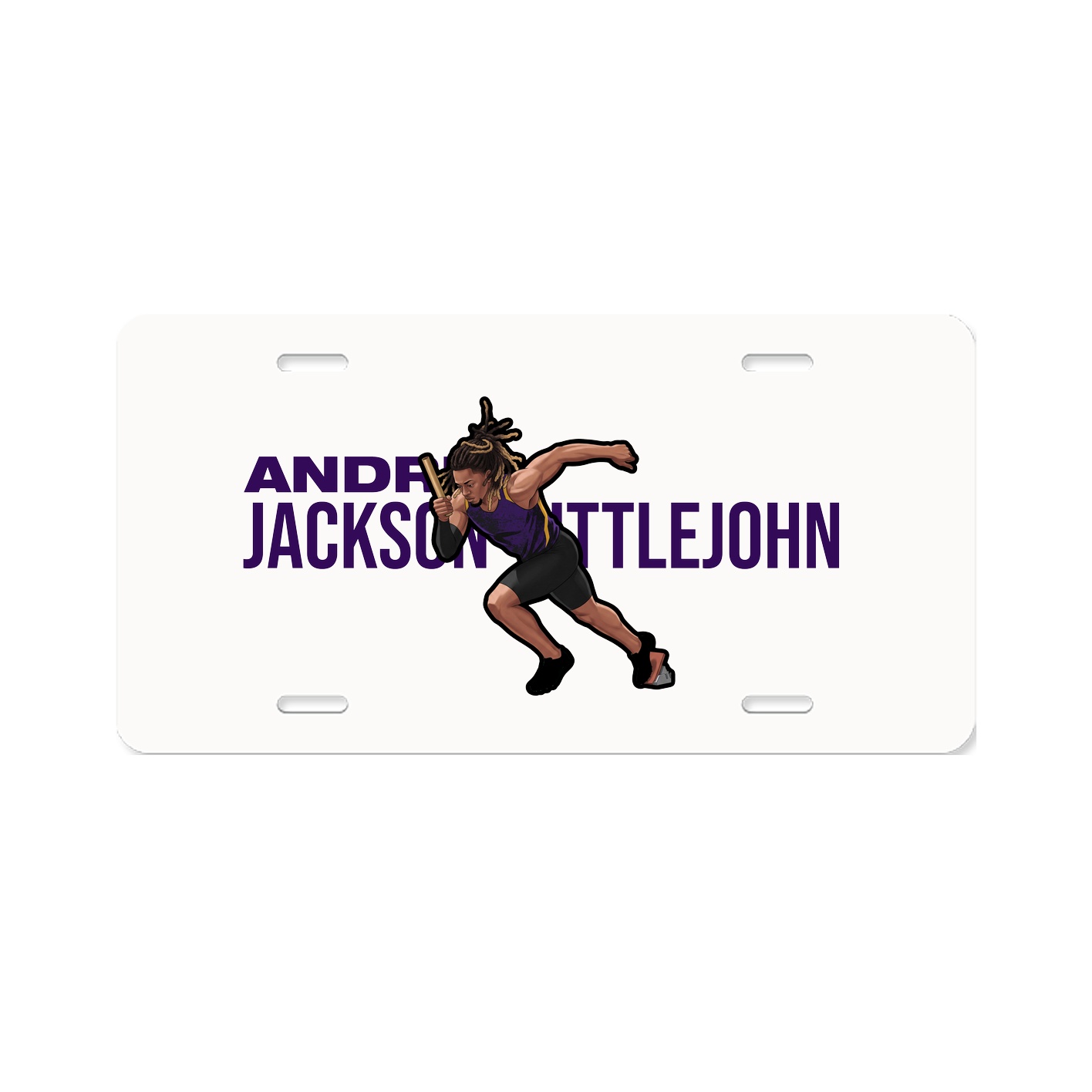 License Plate — Player Name in Classic