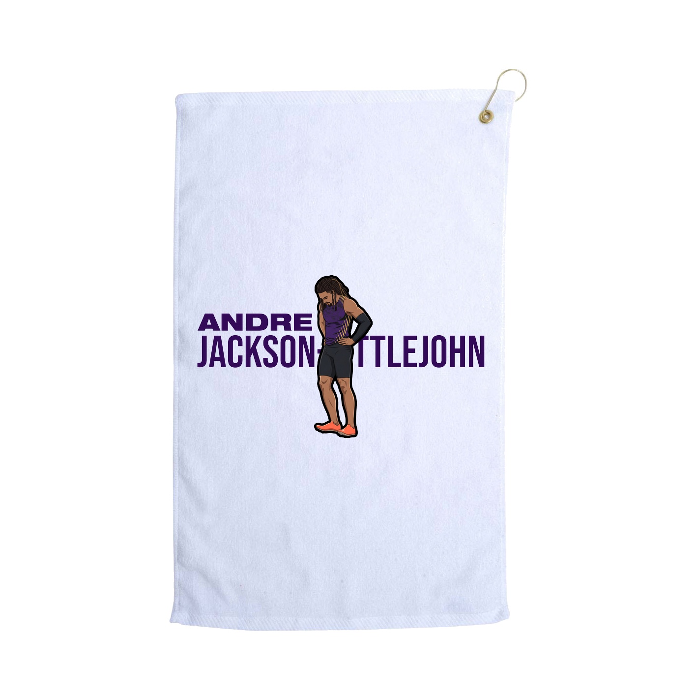 Golf Towel — Player Name in White