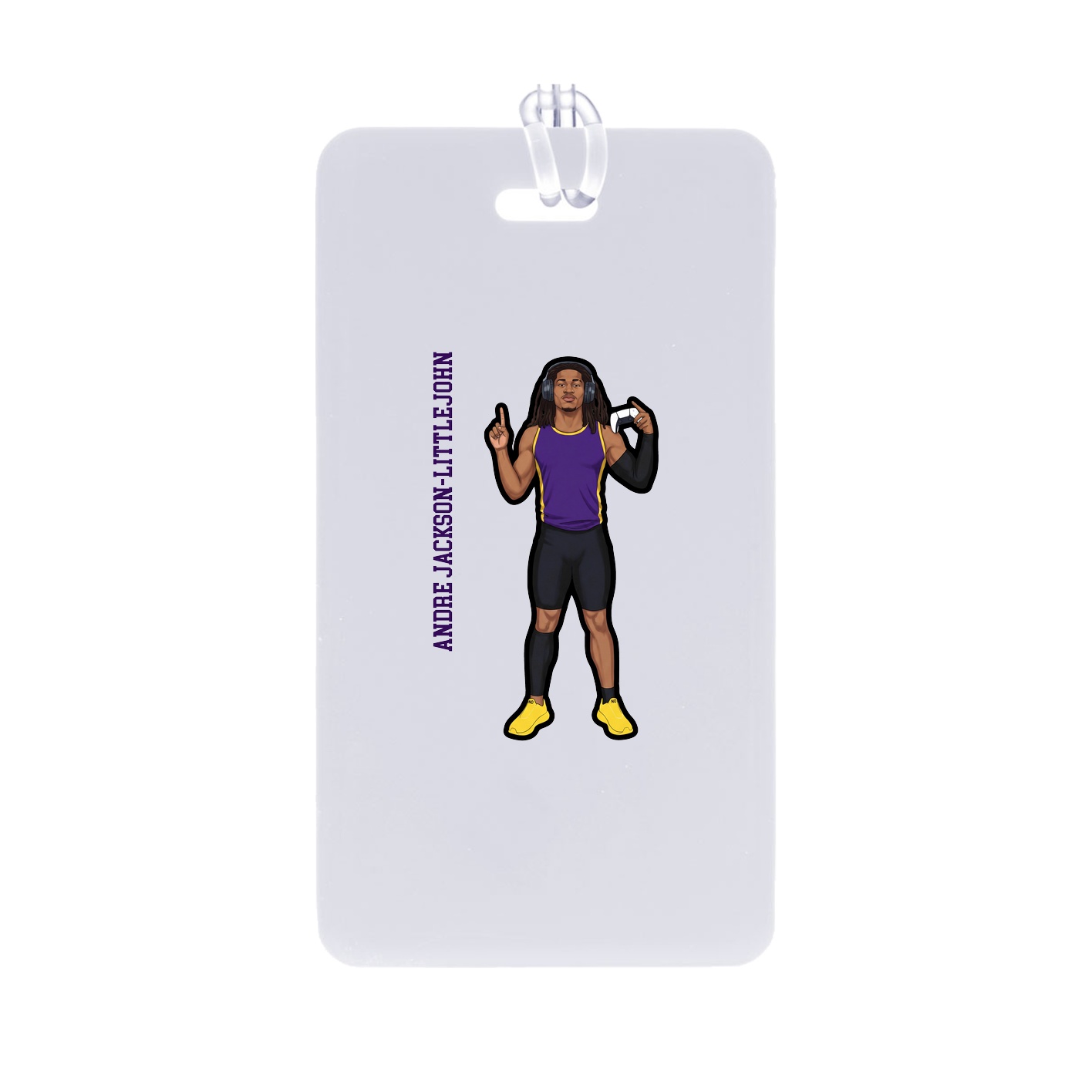 Bag Tag — Name Vertical in Classic