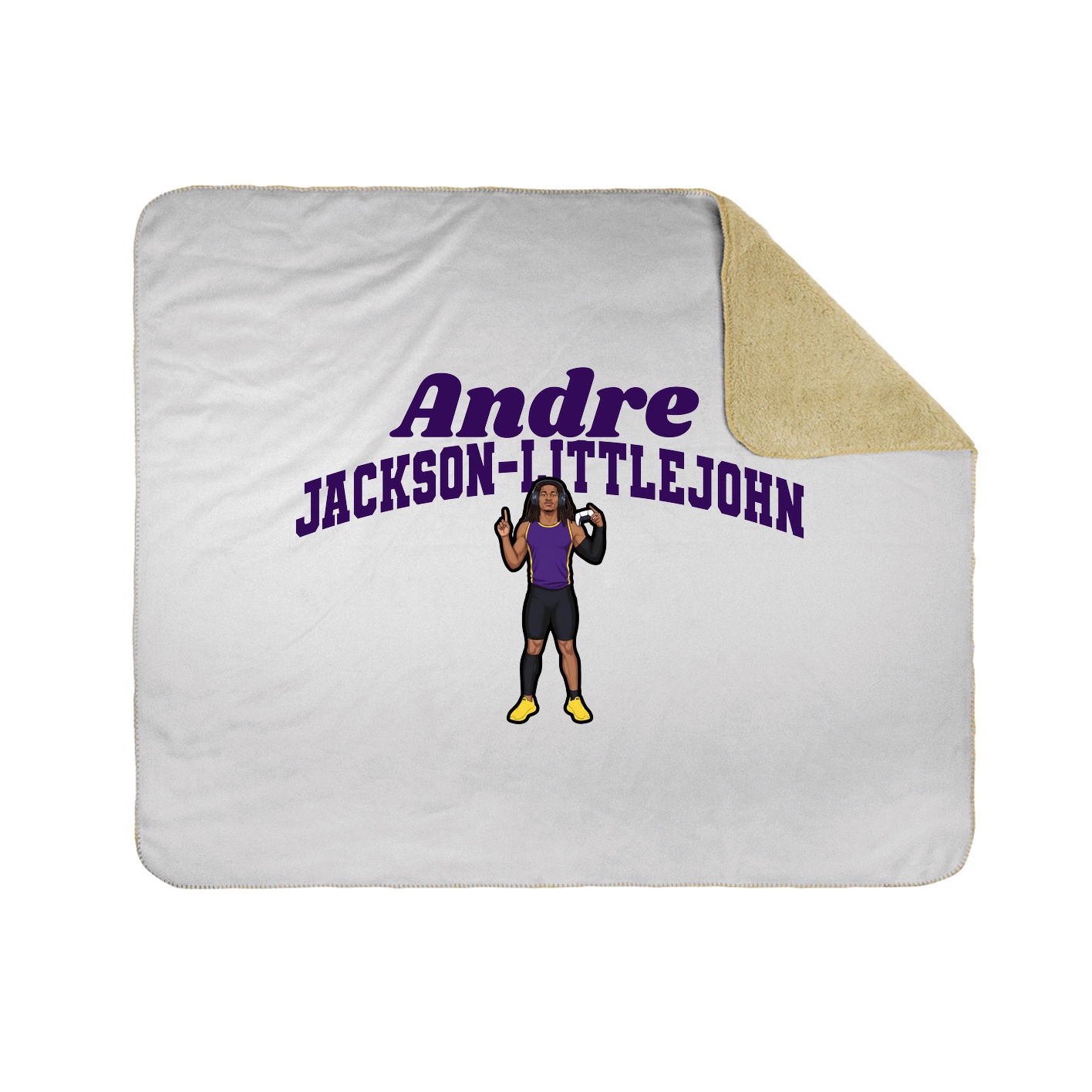 Throw Blanket — Signature Arch in White