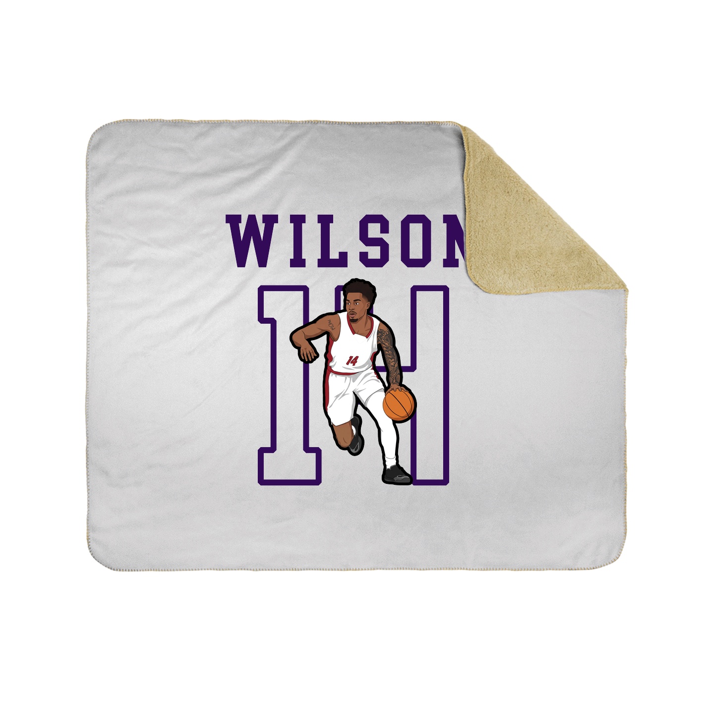 Throw Blanket — Shirsey in White