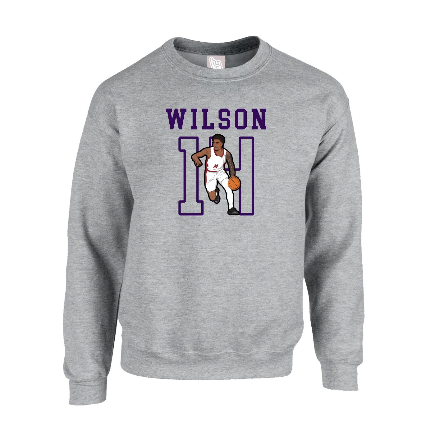 Fleece Crew — Shirsey in Grey