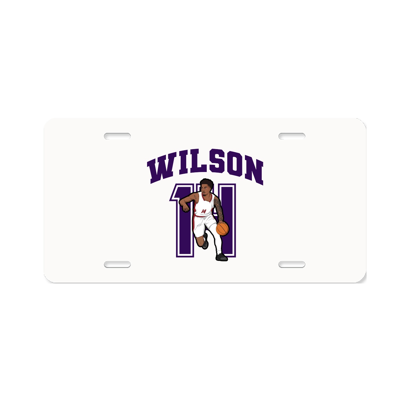 License Plate — Number in Classic