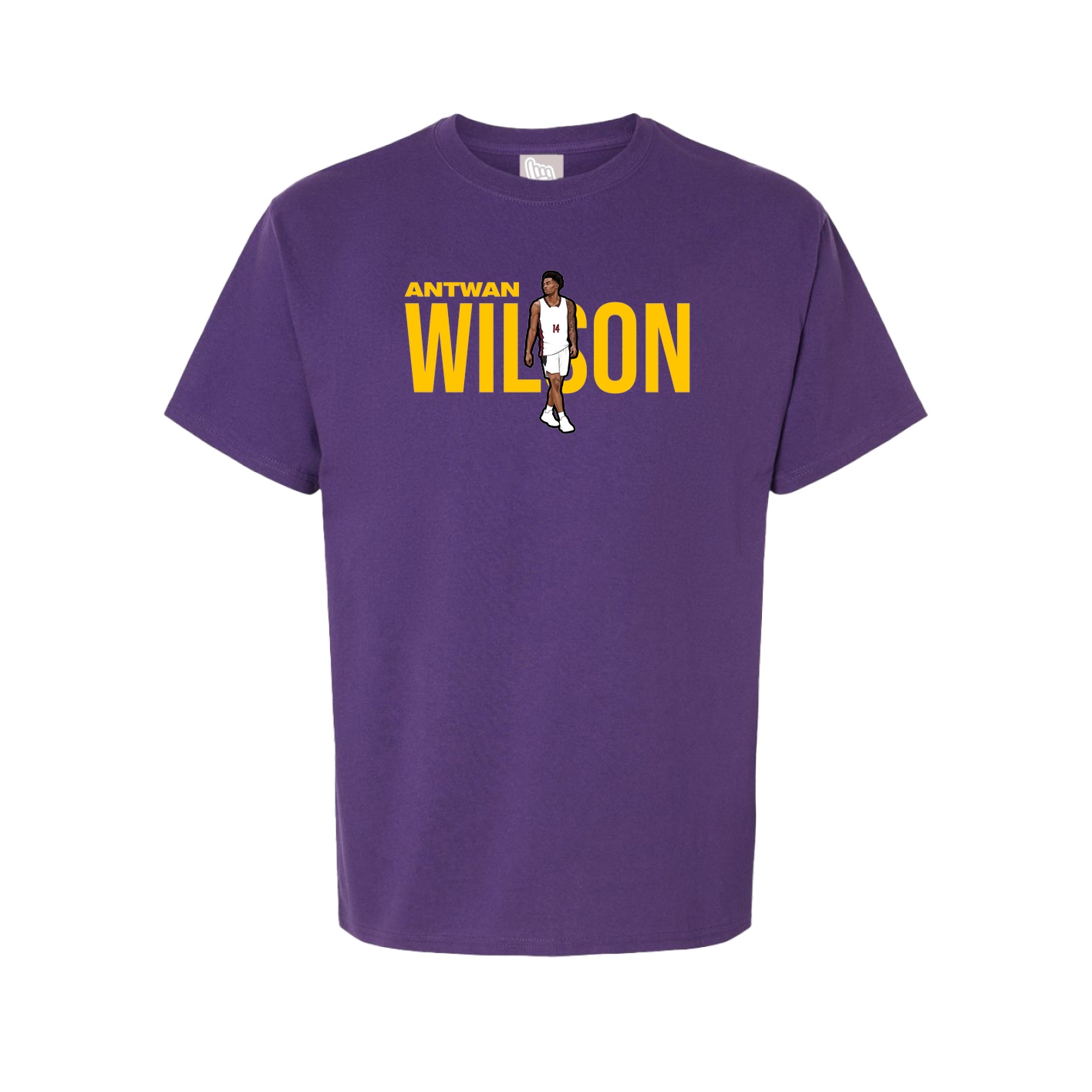 Youth Tee — Player Name in Purple