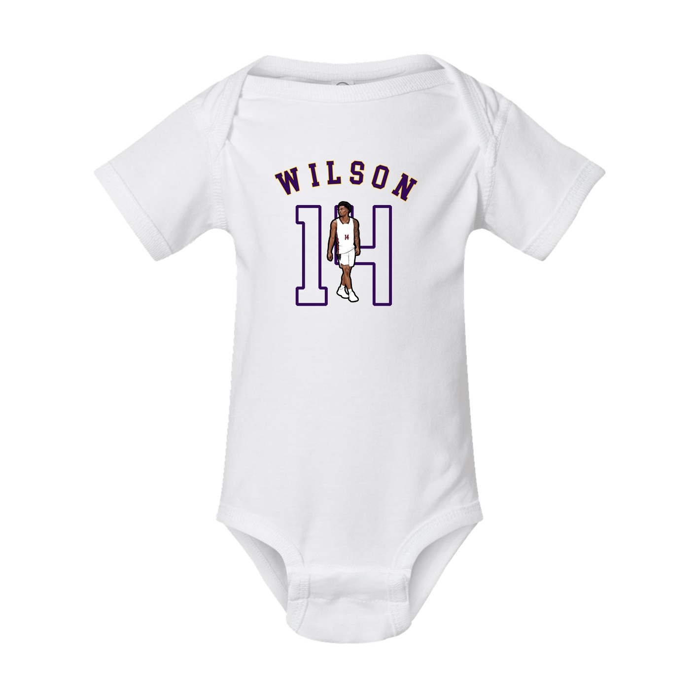 Baby Onesie — Shirsey Arch in White