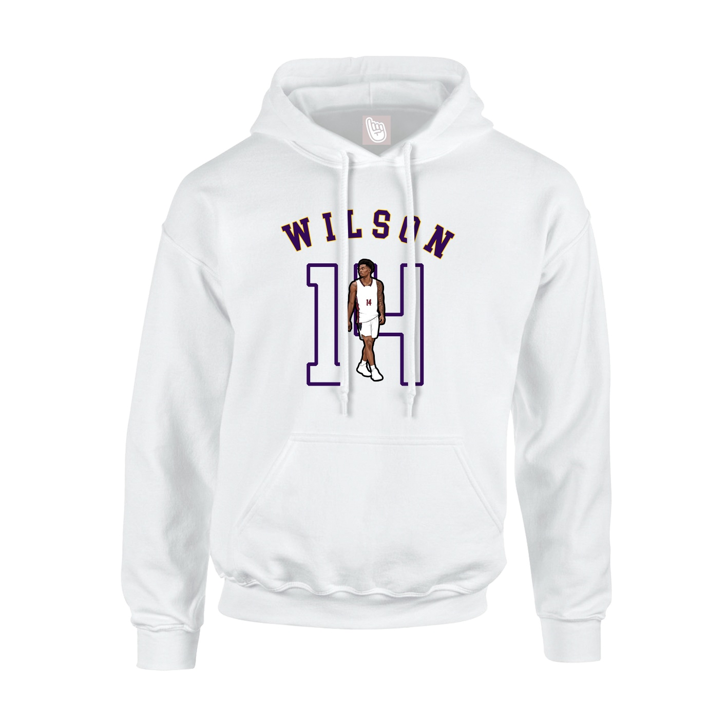 Hoodie — Shirsey Arch in White