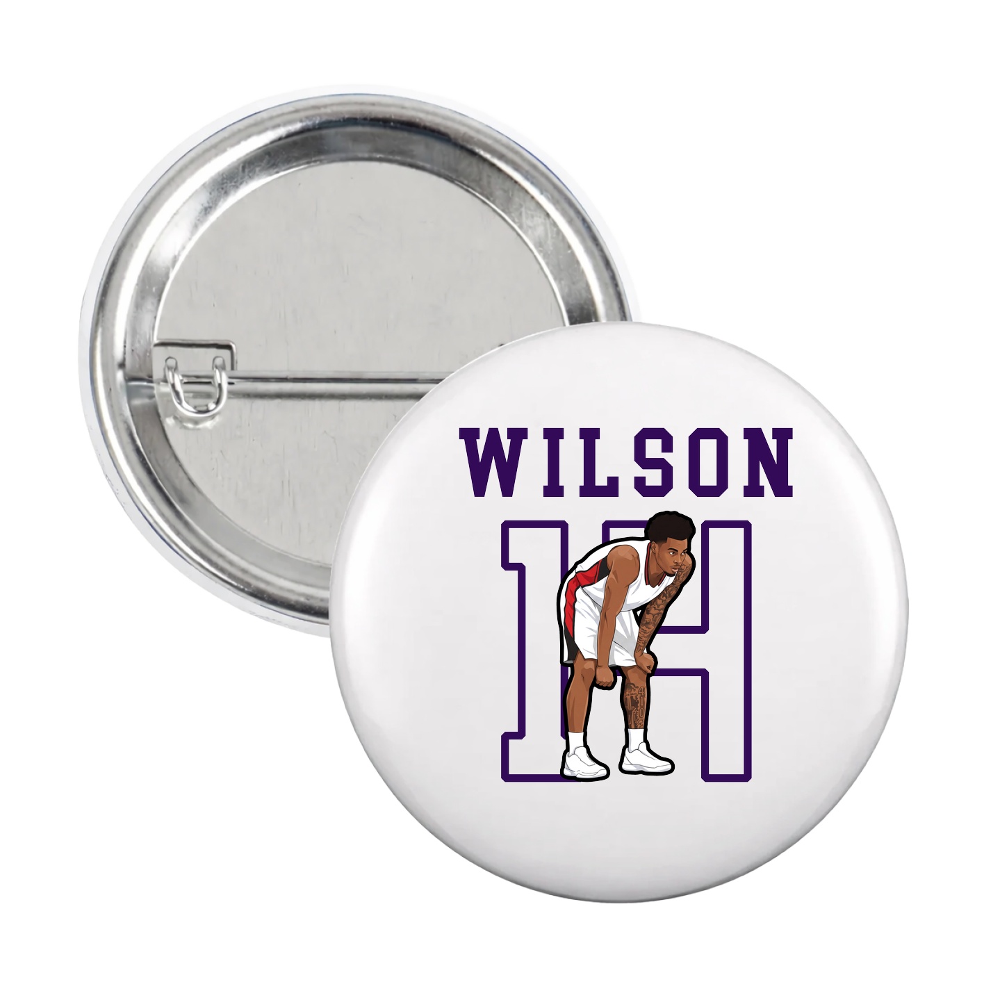 Game Day Button — Shirsey in White