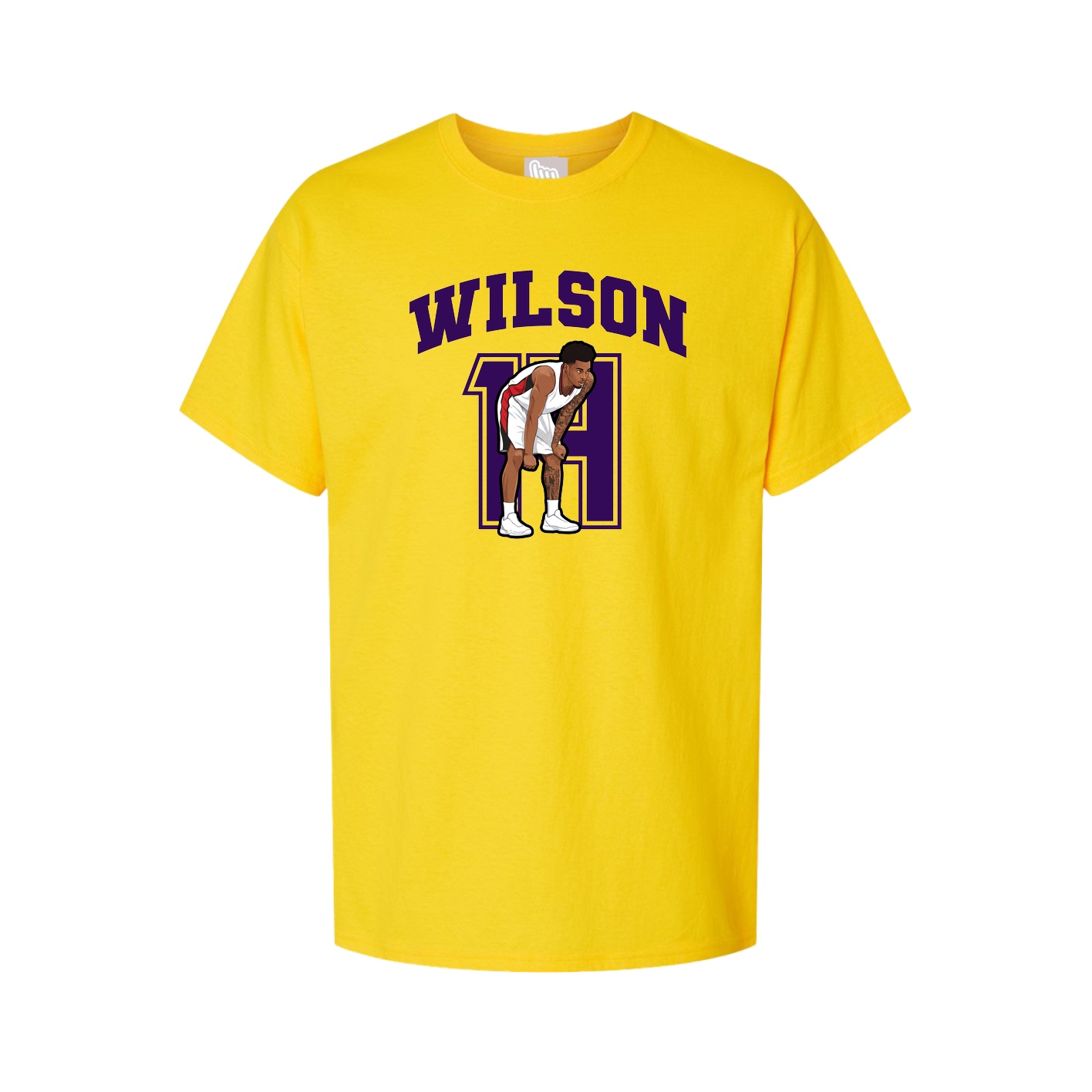 Youth Tee — Number in Gold