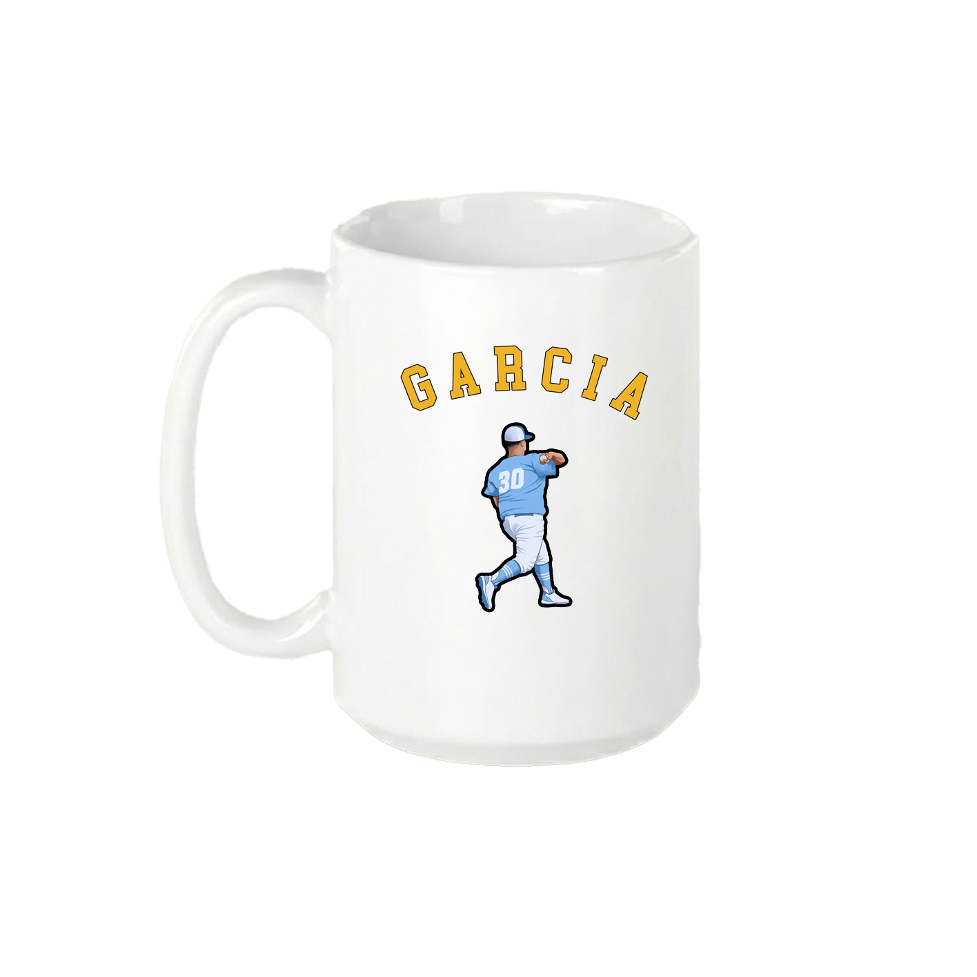 15oz Coffee Mug — Shirsey Arch in White