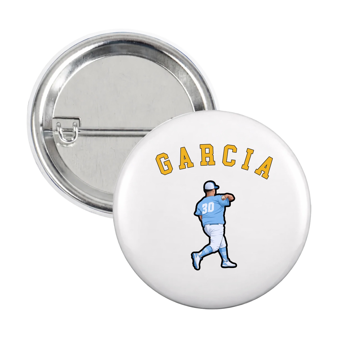 Game Day Button — Shirsey Arch in White