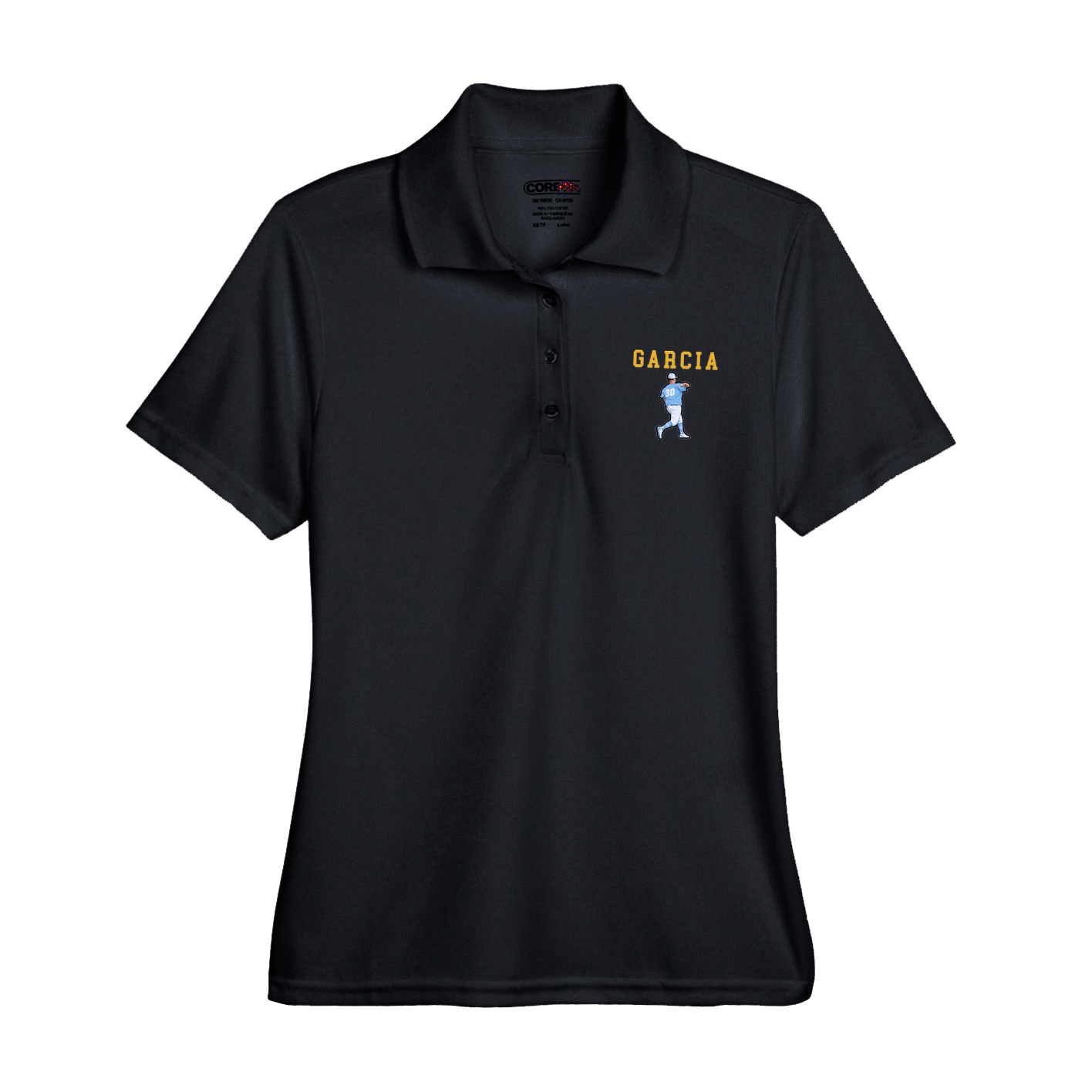 Womens Performance Polo — Shirsey in Black