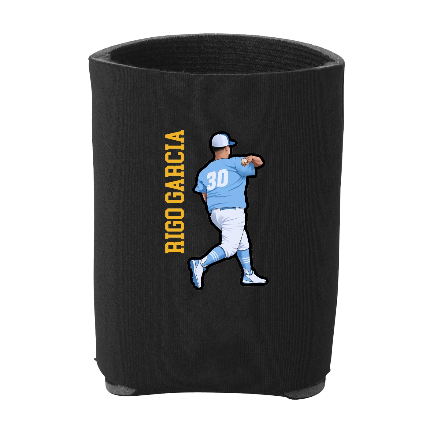 Can Holder — Name Vertical in Black