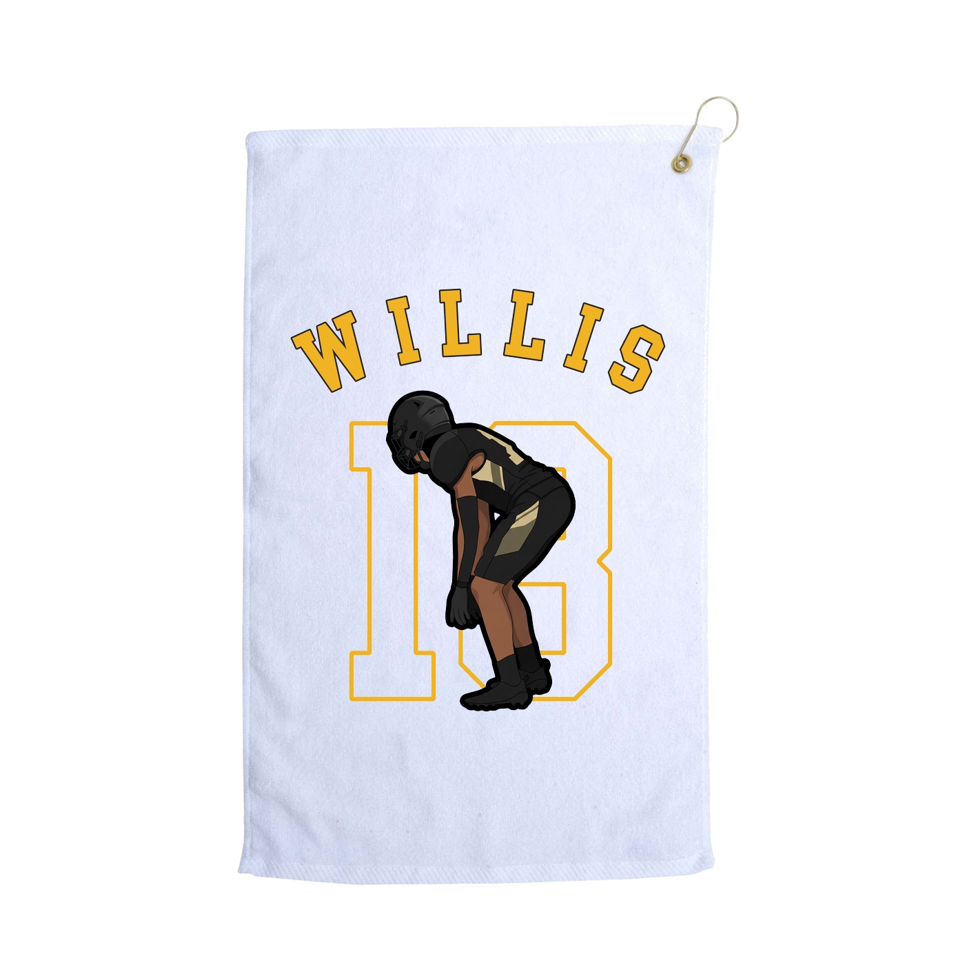 Golf Towel — Shirsey Arch in White