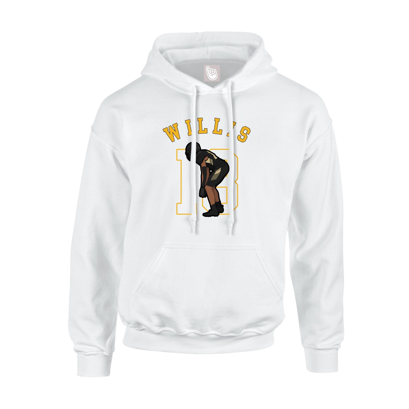 Youth Hoodie — Shirsey Arch in White