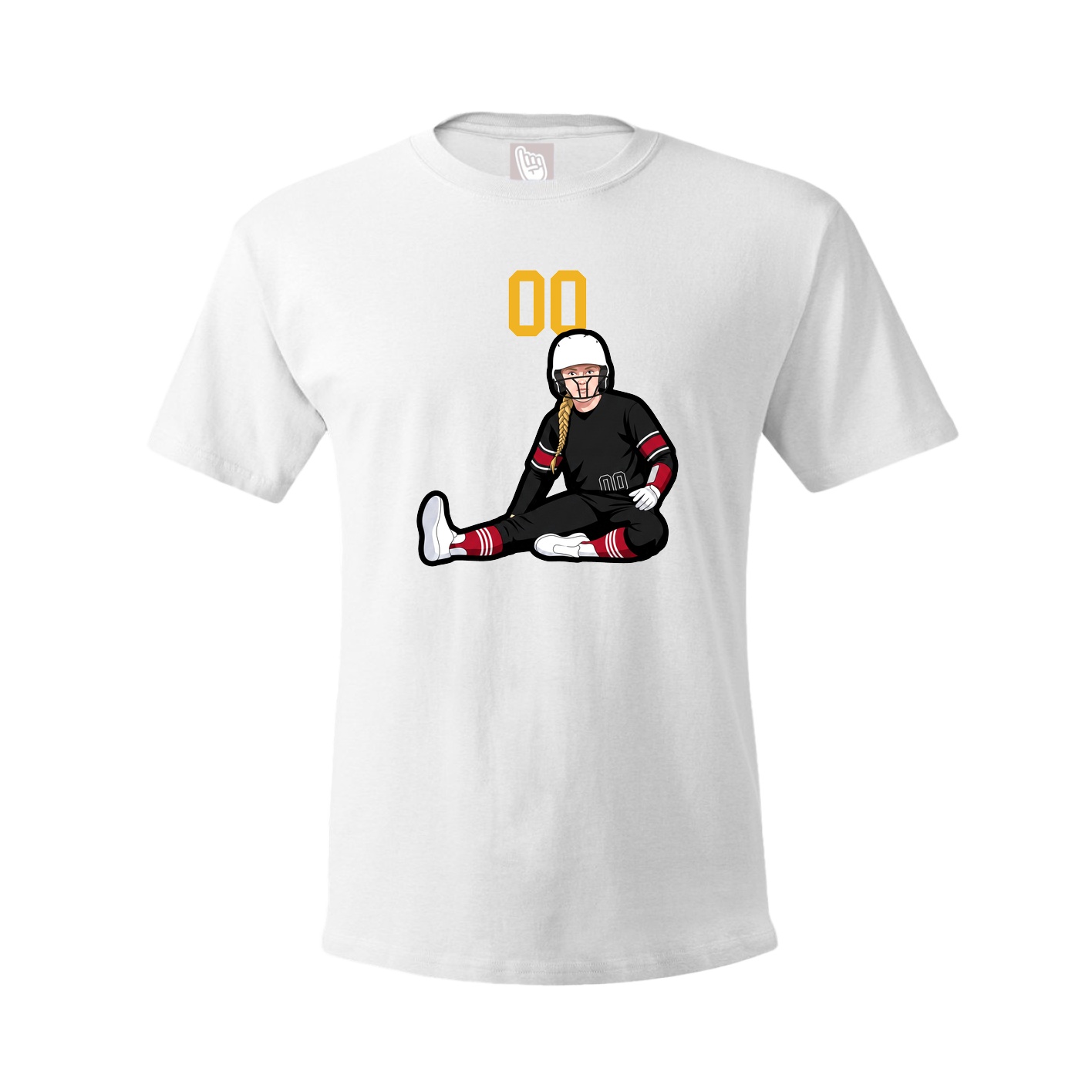 Tee — Number Top in White