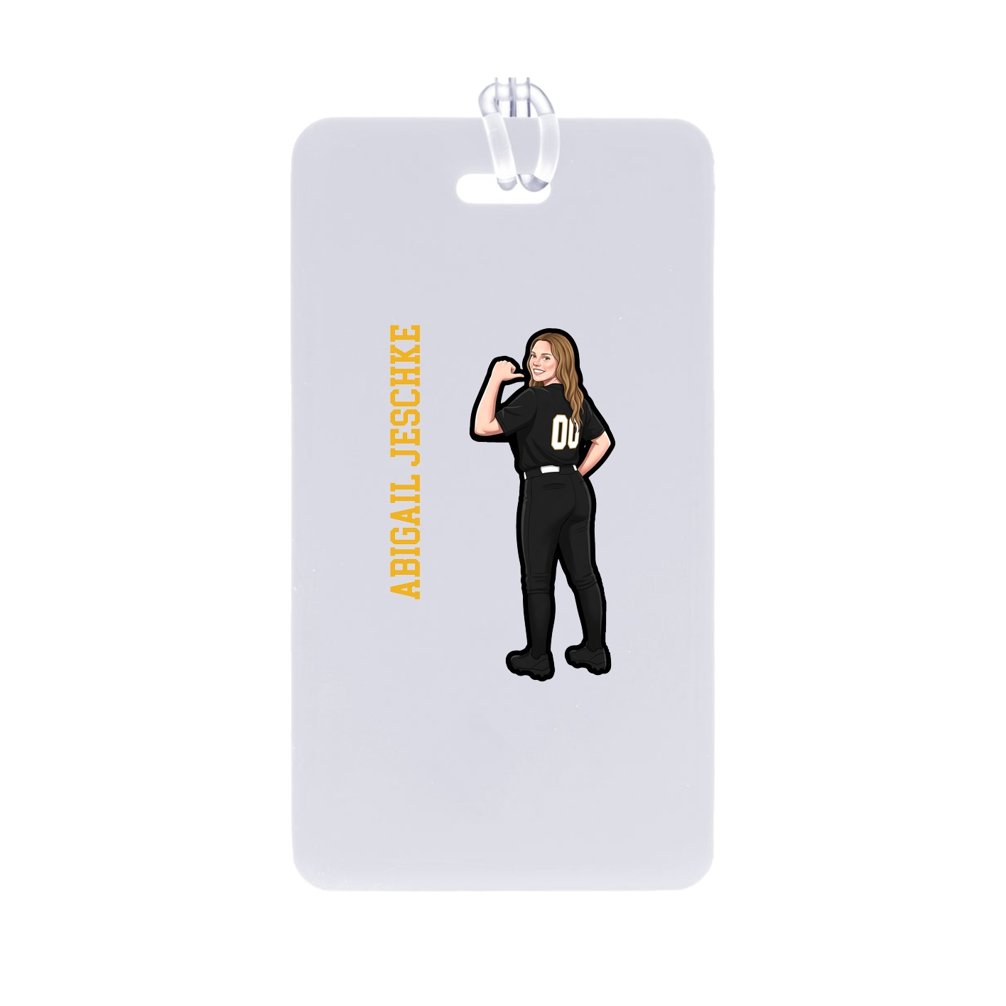 Bag Tag — Name Vertical in Classic