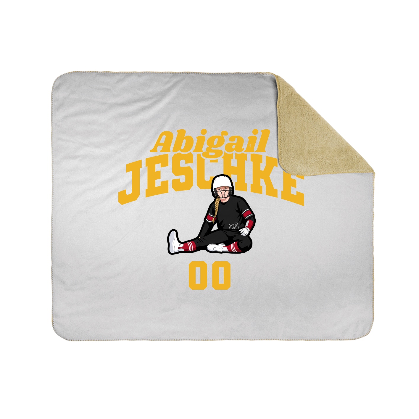 Throw Blanket — Signature Arch in White