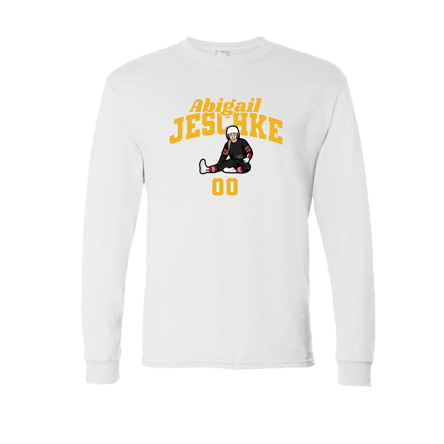 Long Sleeve Tee — Signature Arch in White