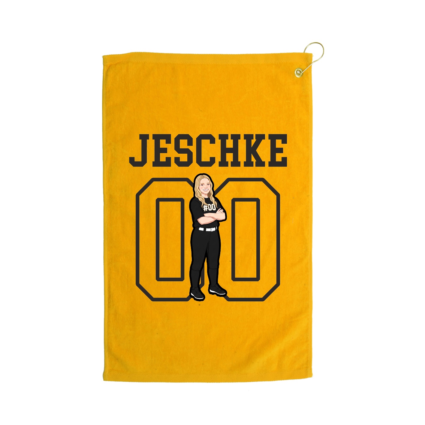 Golf Towel — Shirsey in Gold