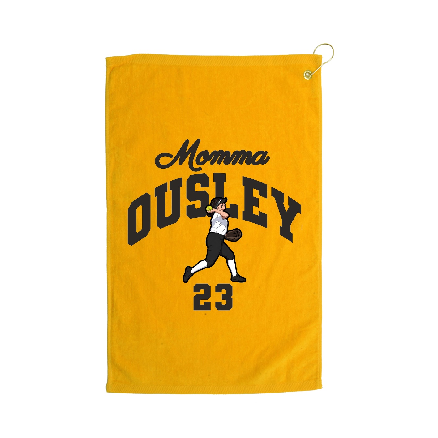 Golf Towel — Mothers Day Arch in Gold