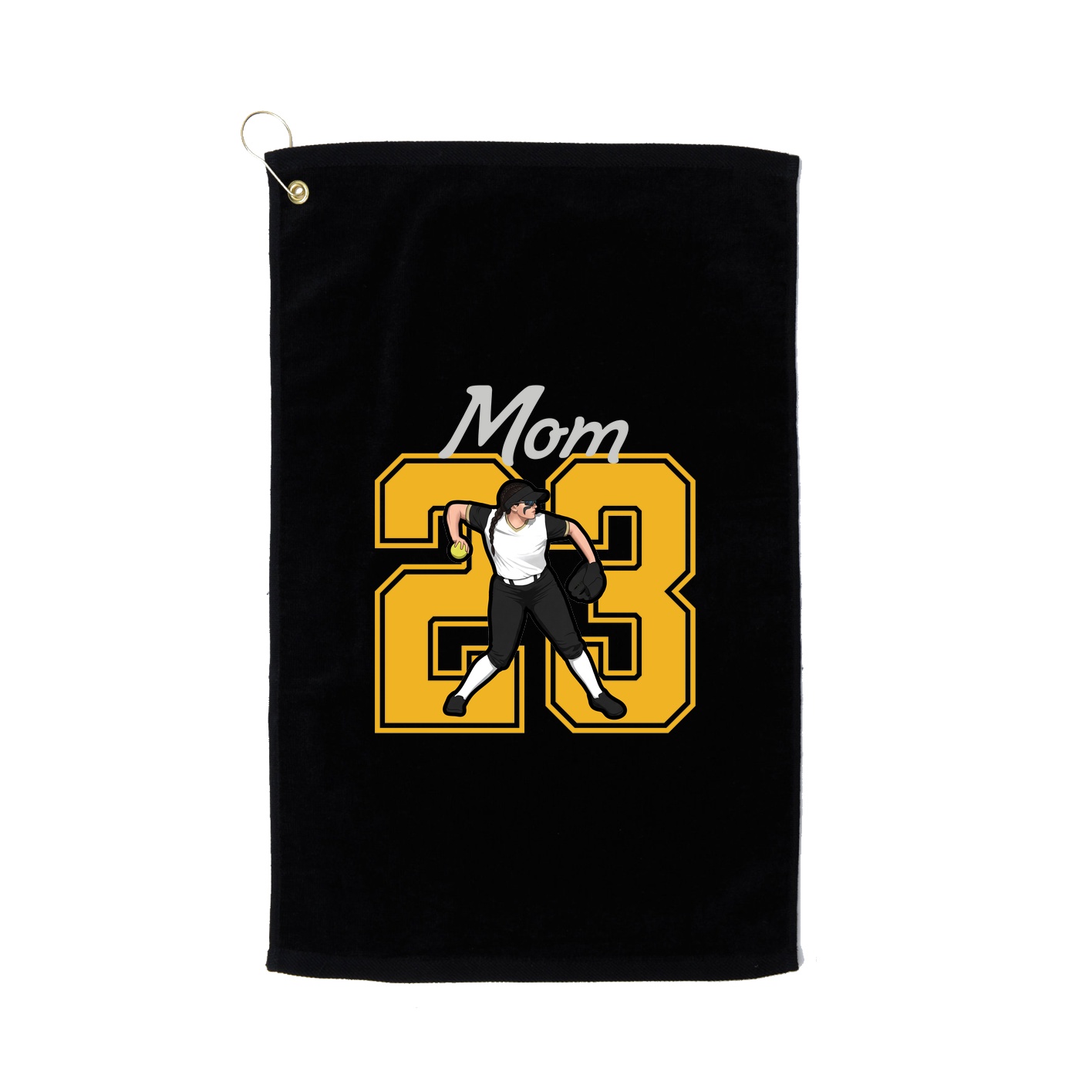 Golf Towel — Mothers Day Shirsey in Black