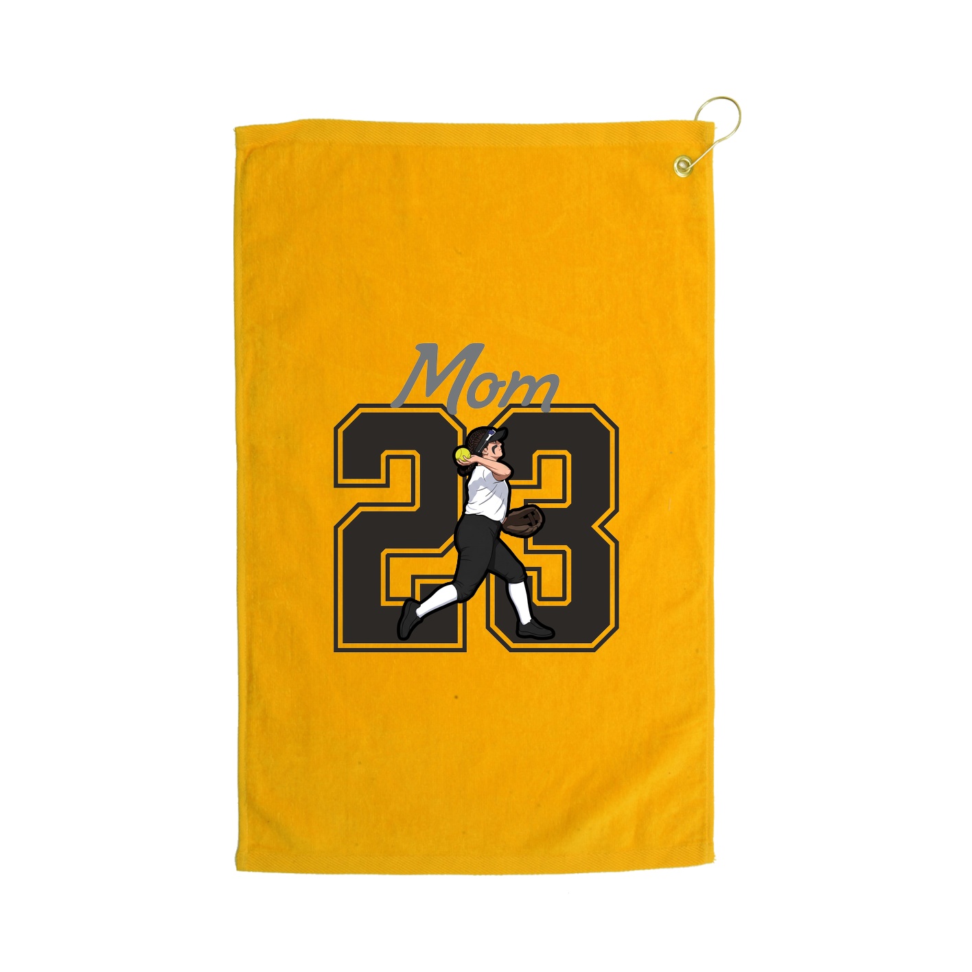Golf Towel — Mothers Day Shirsey in Gold