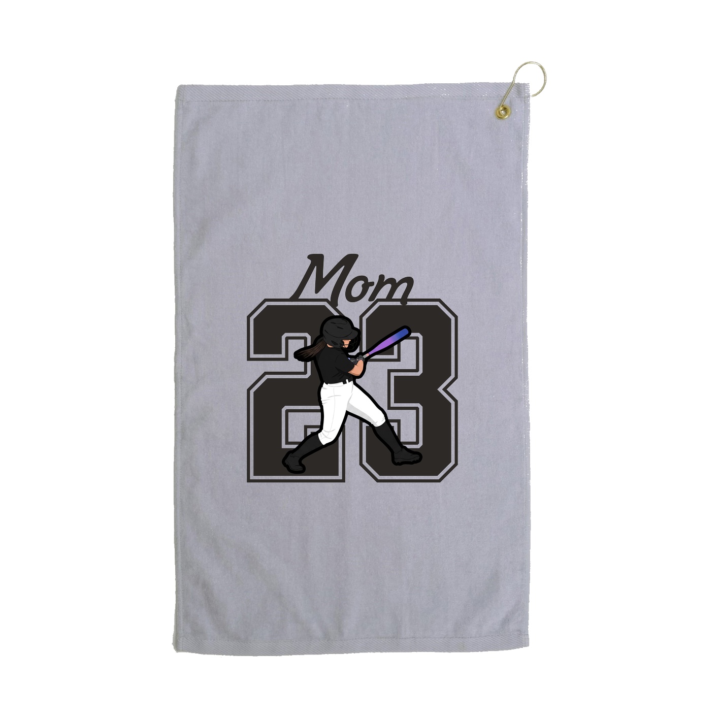 Golf Towel — Mothers Day Shirsey in Grey