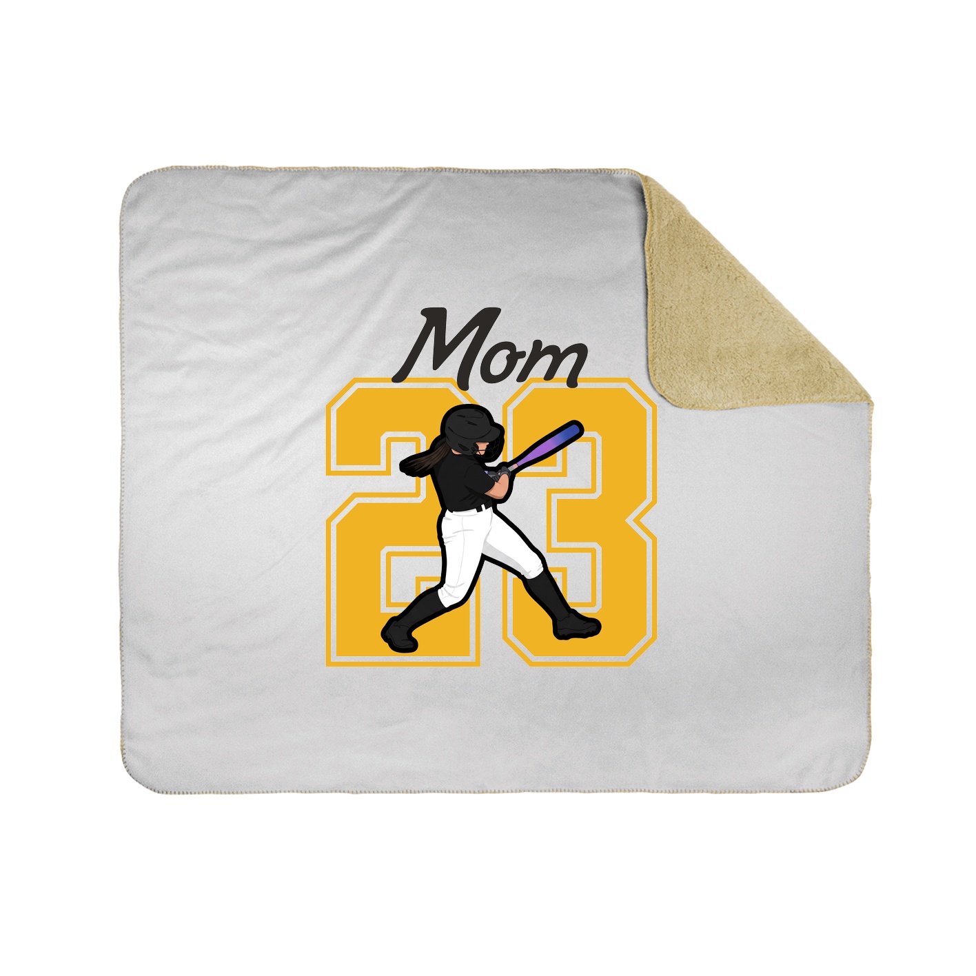 Throw Blanket — Mothers Day Shirsey in White