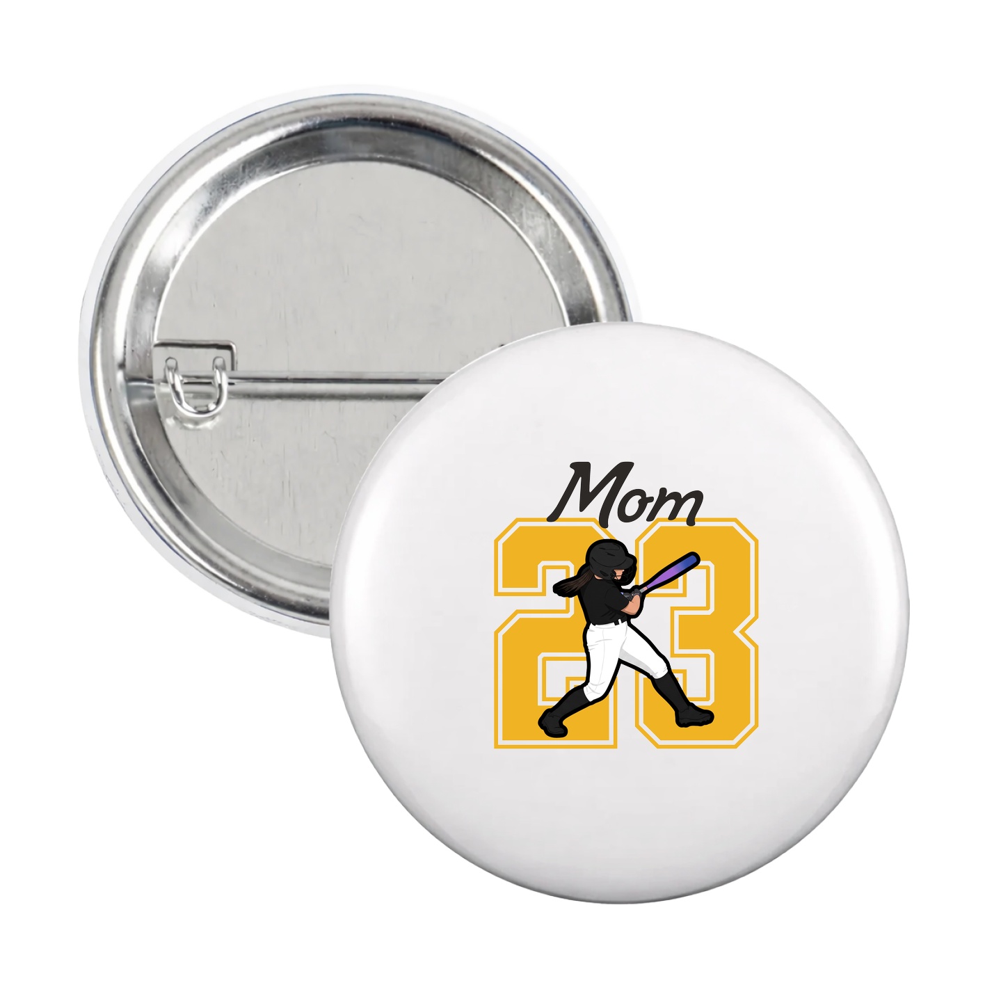 Game Day Button — Mothers Day Shirsey in White
