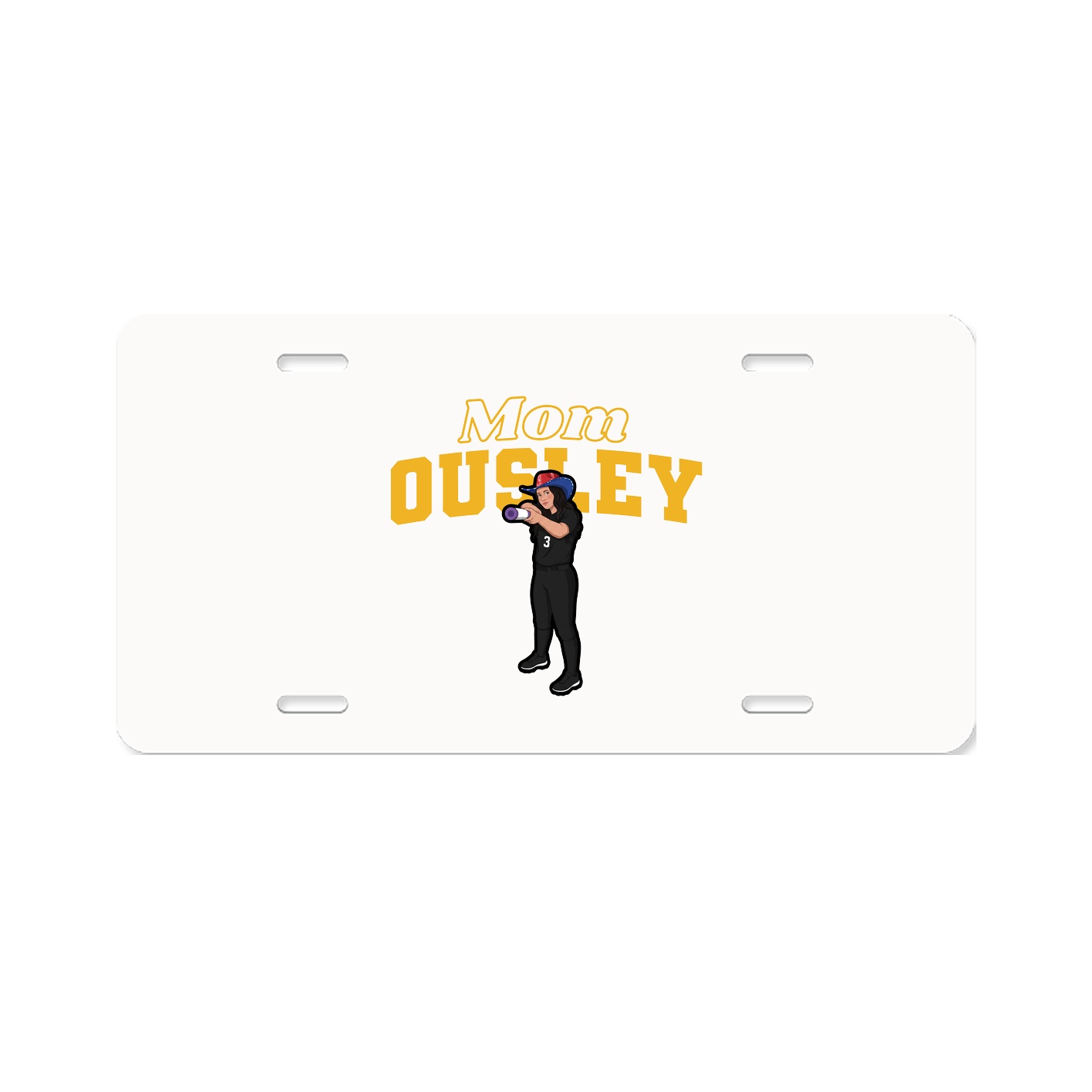License Plate — Mothers Day Block in Classic