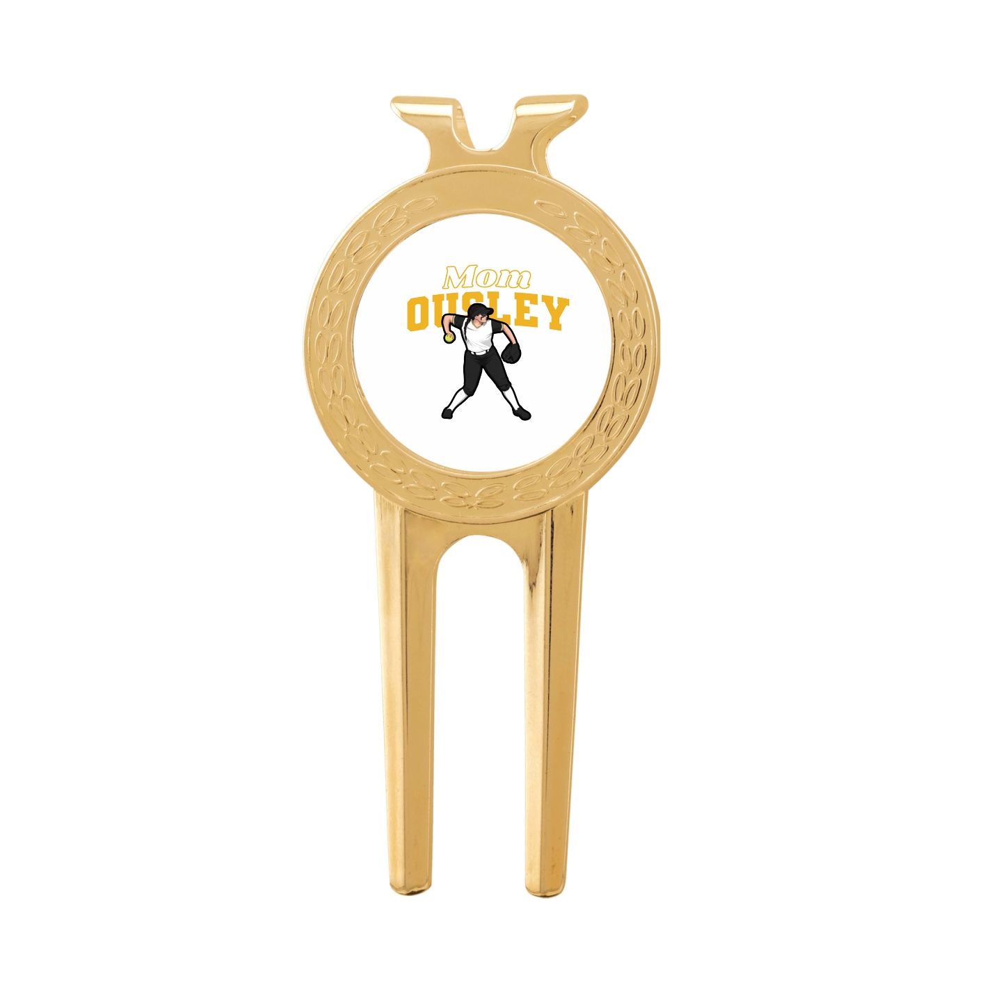 Divot Tool with Ball Marker — Mothers Day Block in Classic