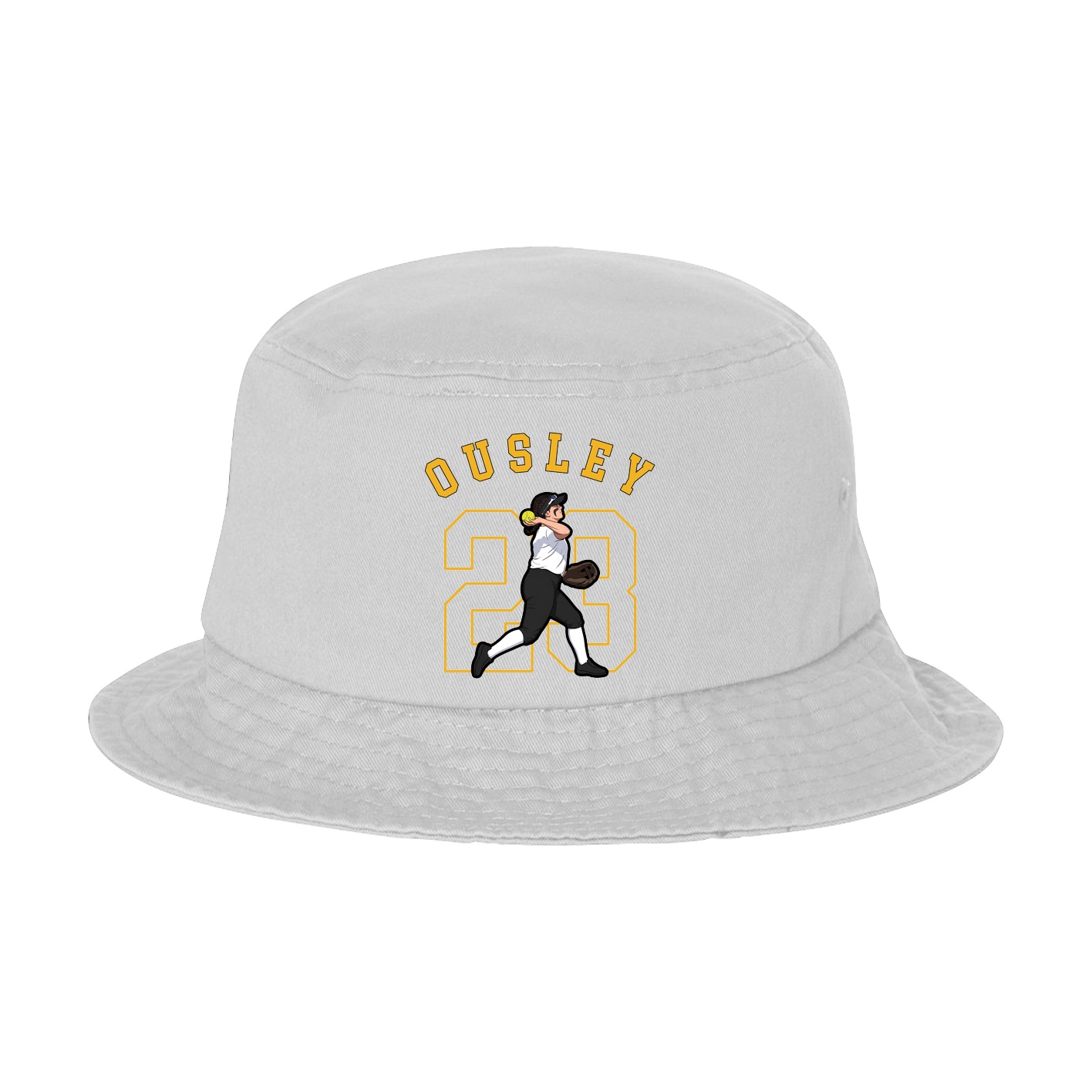 Bucket Cap — Shirsey Arch in White