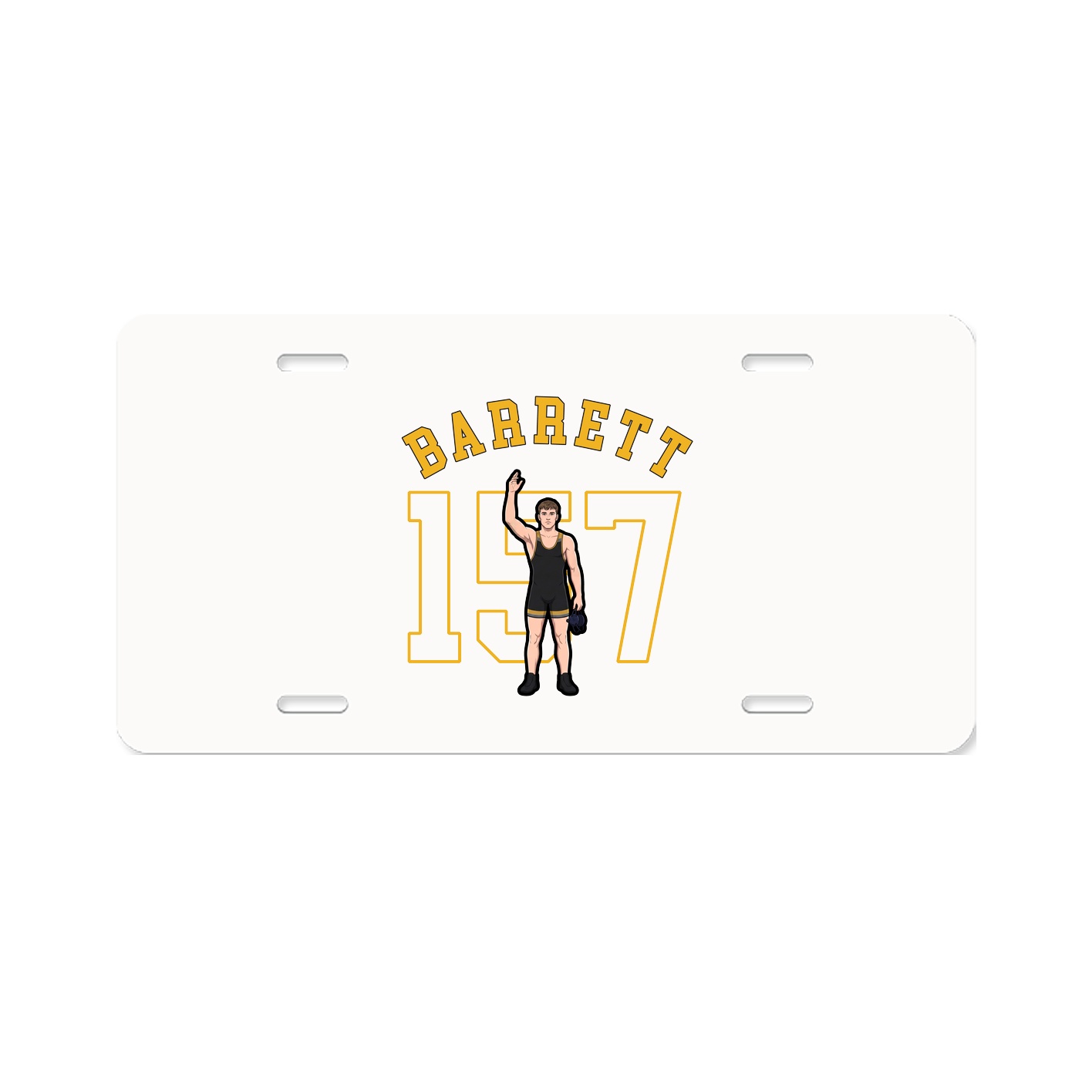 License Plate — Shirsey Arch in Classic