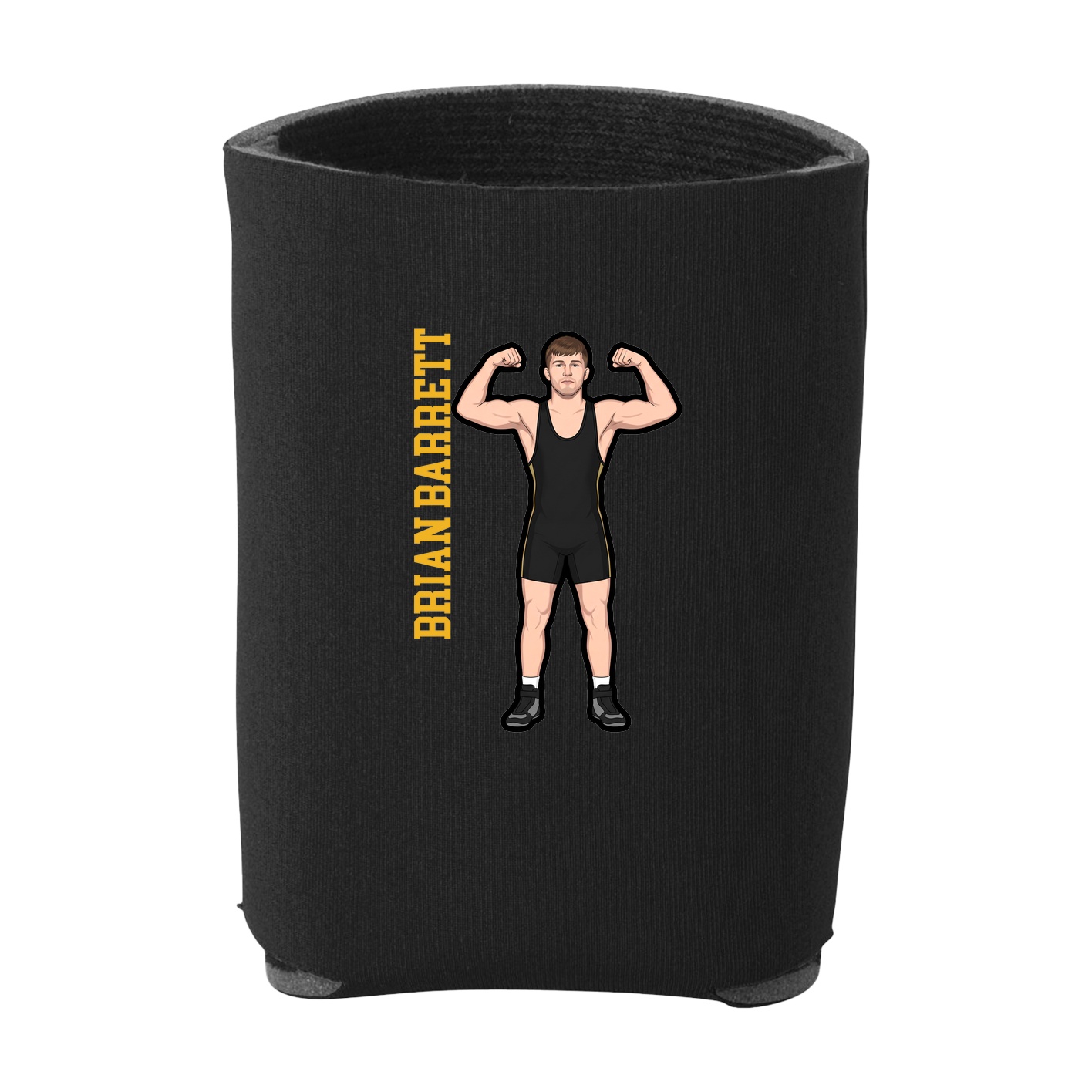 Can Holder — Name Vertical in Black