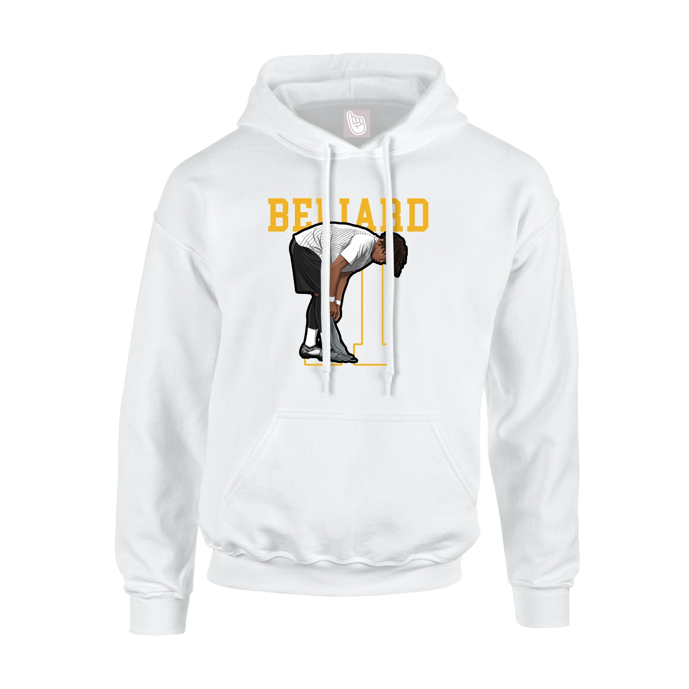Hoodie — Shirsey in White