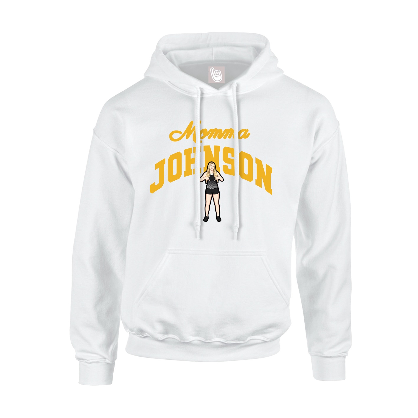 Youth Hoodie — Mothers Day Arch in White
