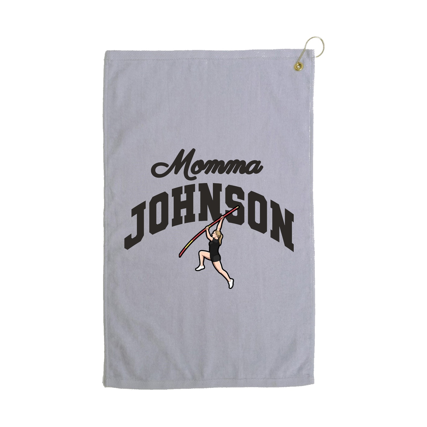 Golf Towel — Mothers Day Arch in Grey