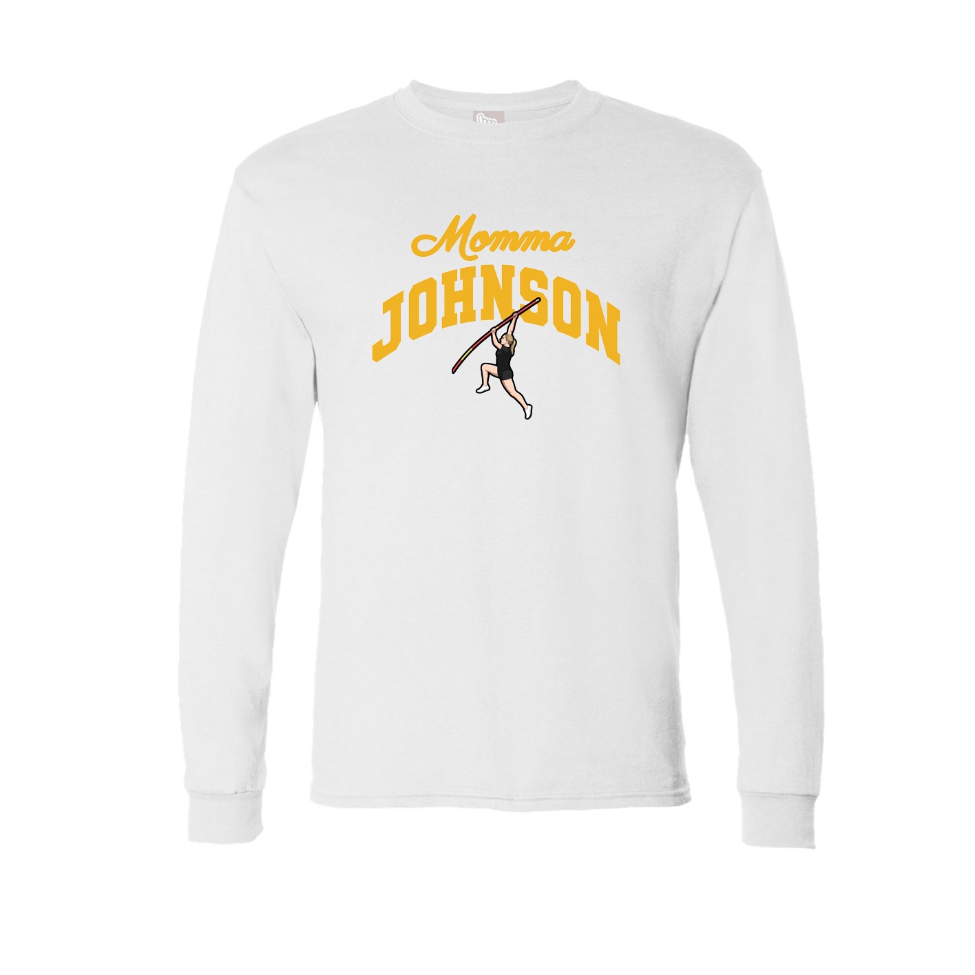Long Sleeve Tee — Mothers Day Arch in White