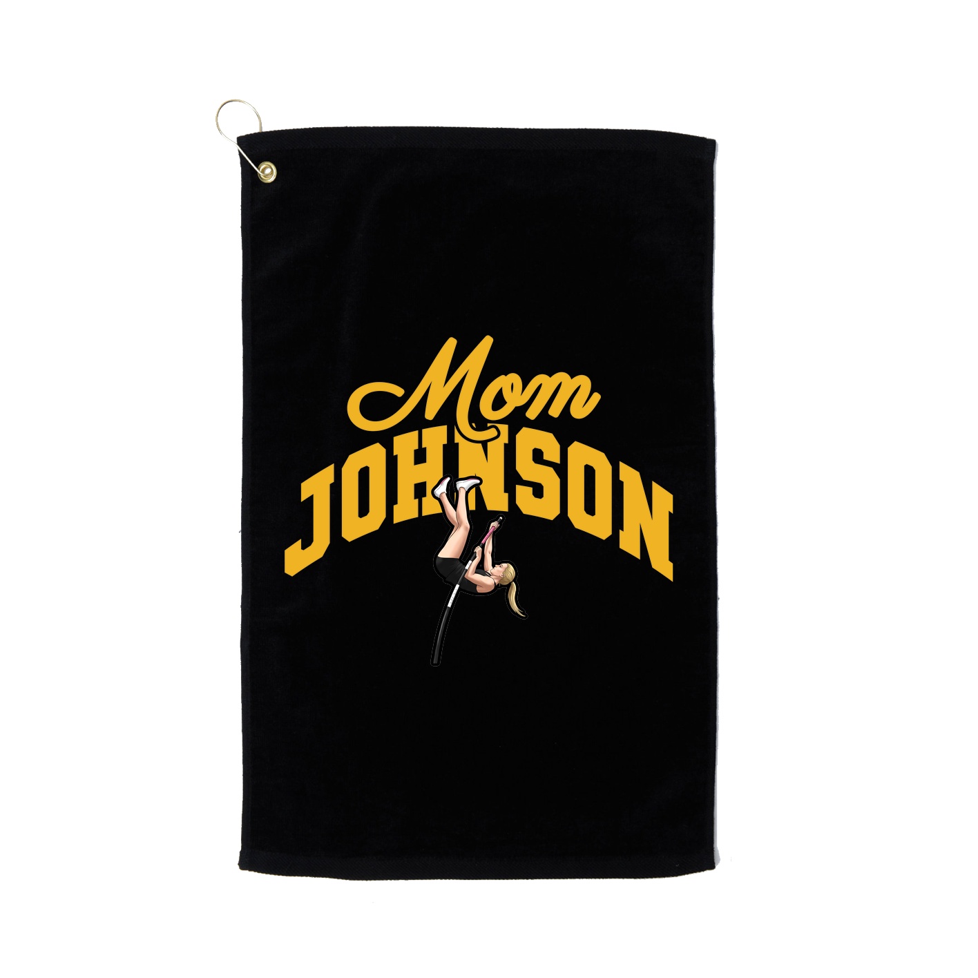 Golf Towel — Mothers Day Arch in Black
