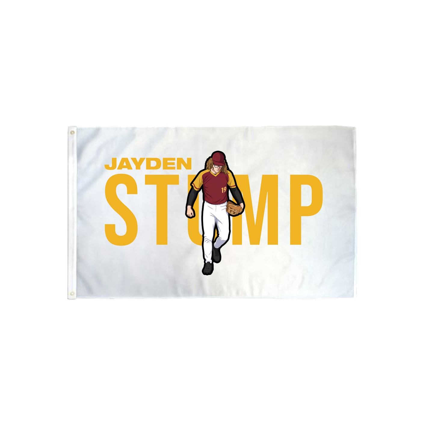 3x5 Flag — Player Name in Classic