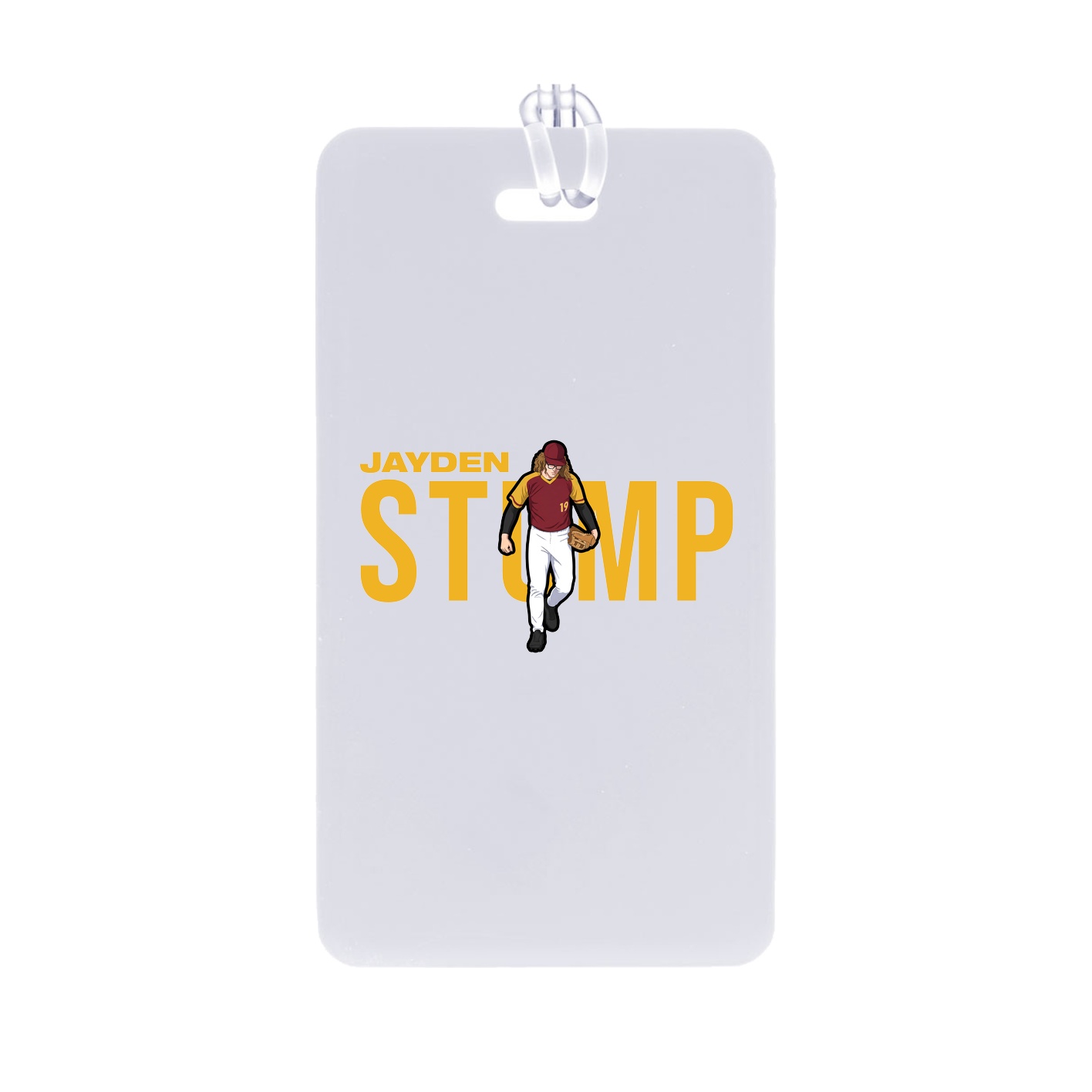 Bag Tag — Player Name in Classic