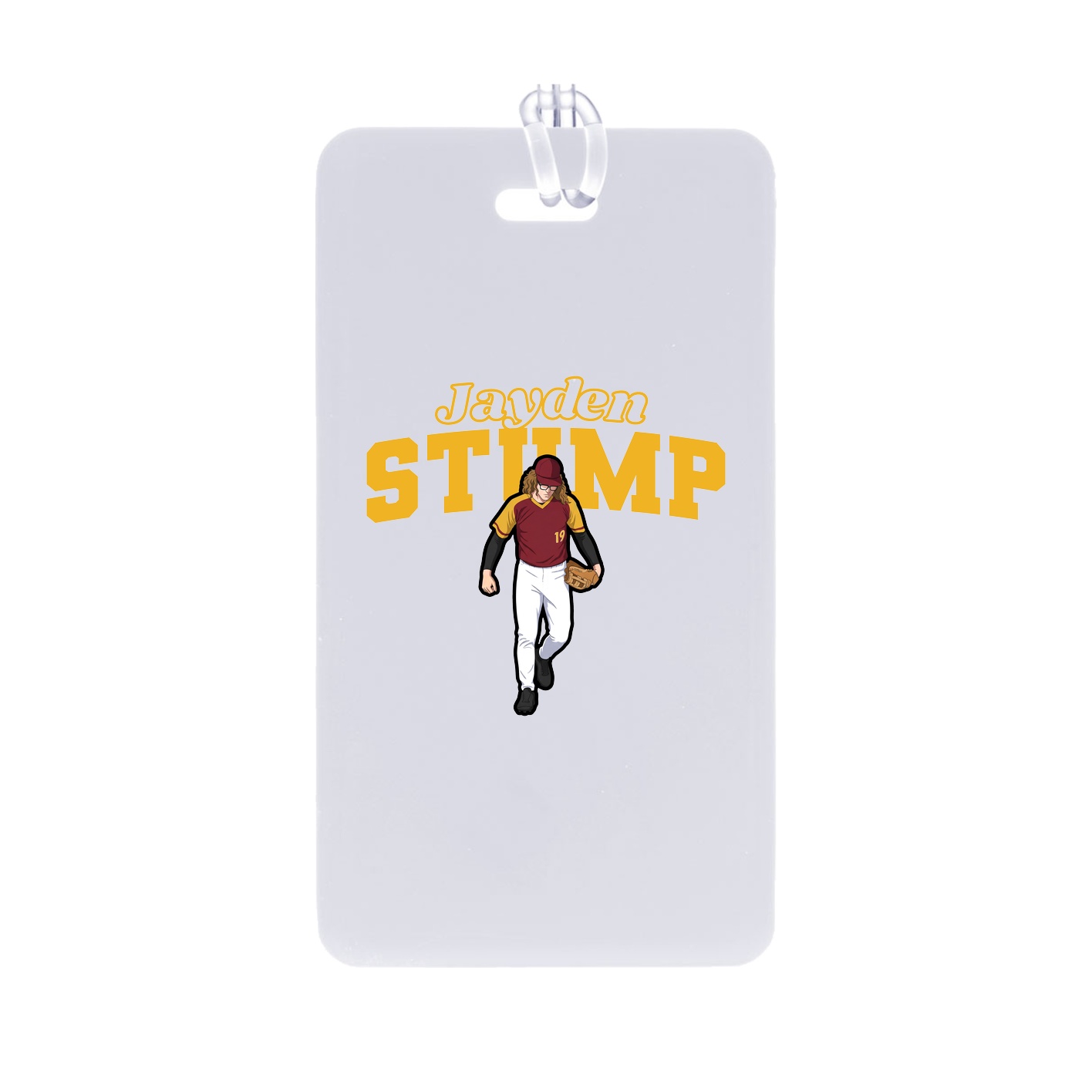 Bag Tag — Name Arch in Classic