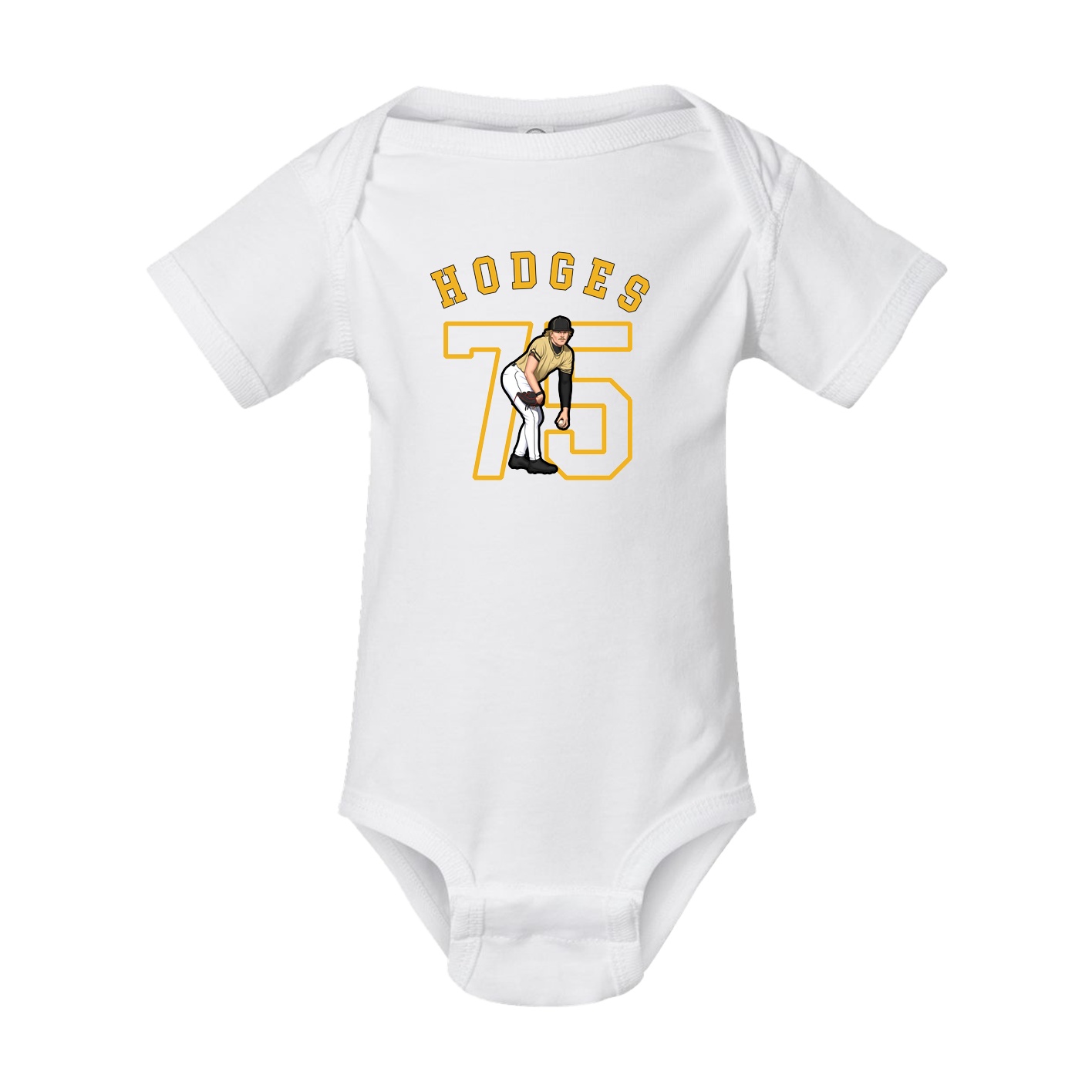 Baby Onesie — Shirsey Arch in White