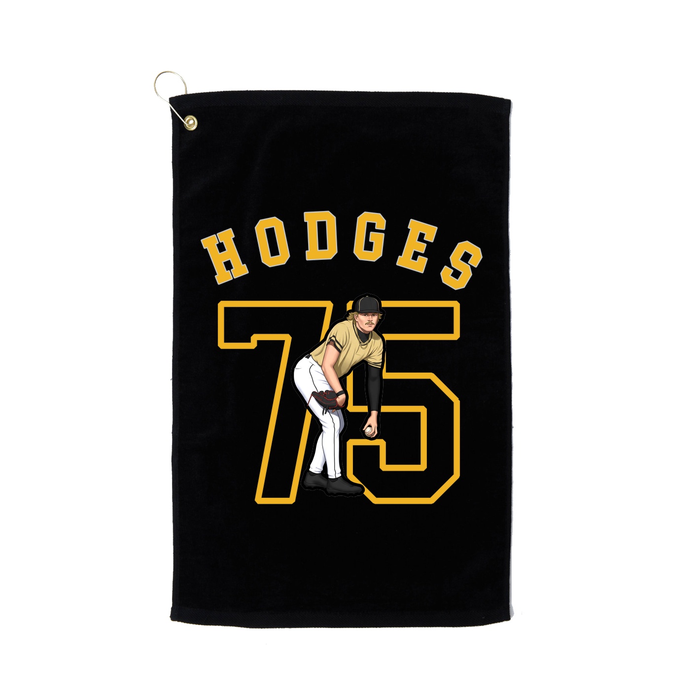 Golf Towel — Shirsey Arch in Black