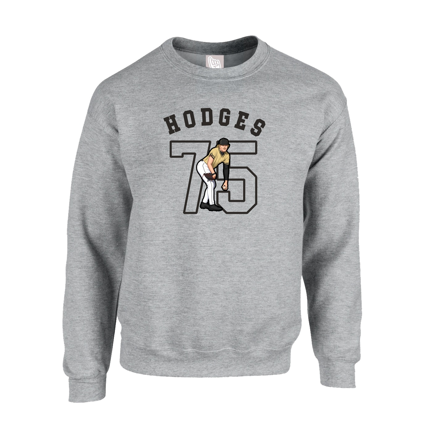 Fleece Crew — Shirsey Arch in Grey